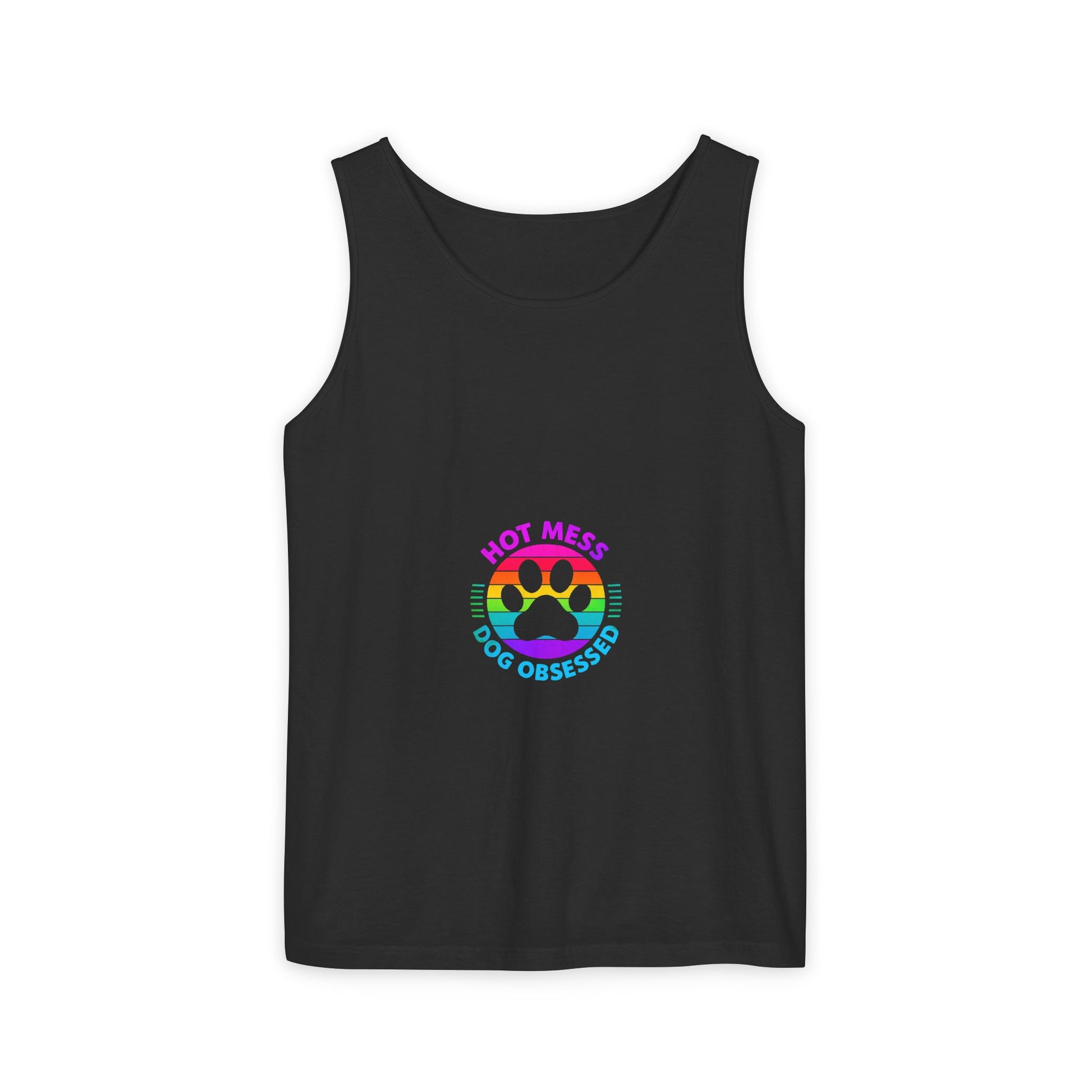 Dog Obsessed Unisex Garment-Dyed Tank Top