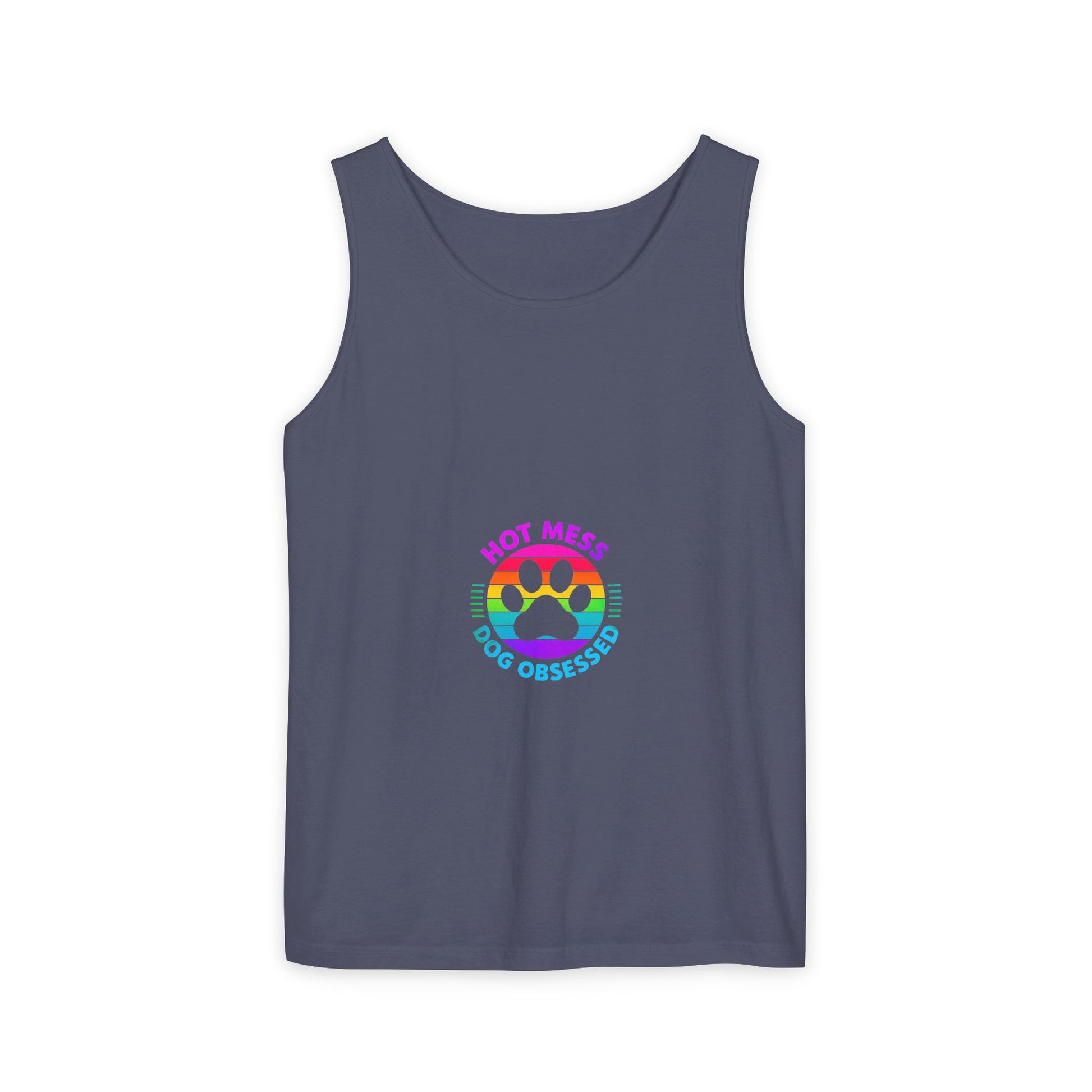 Dog Obsessed Unisex Garment-Dyed Tank Top