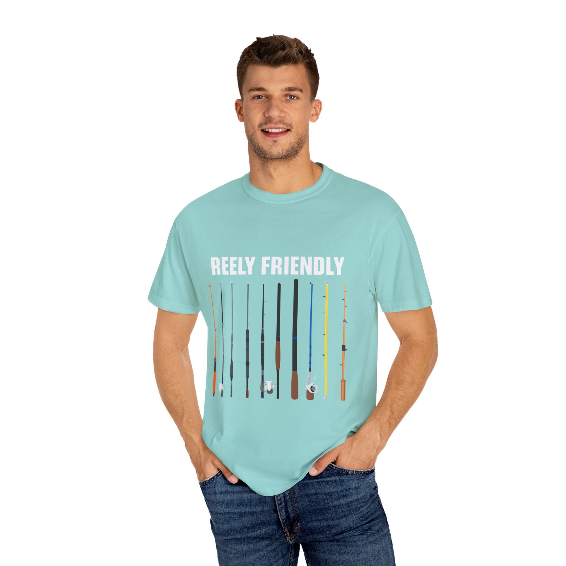 Reely Friendly Fishing T-shirt | Unisex, Gift for Fishermen, Casual Wear, Outdoor Adventure, Fishing Season
