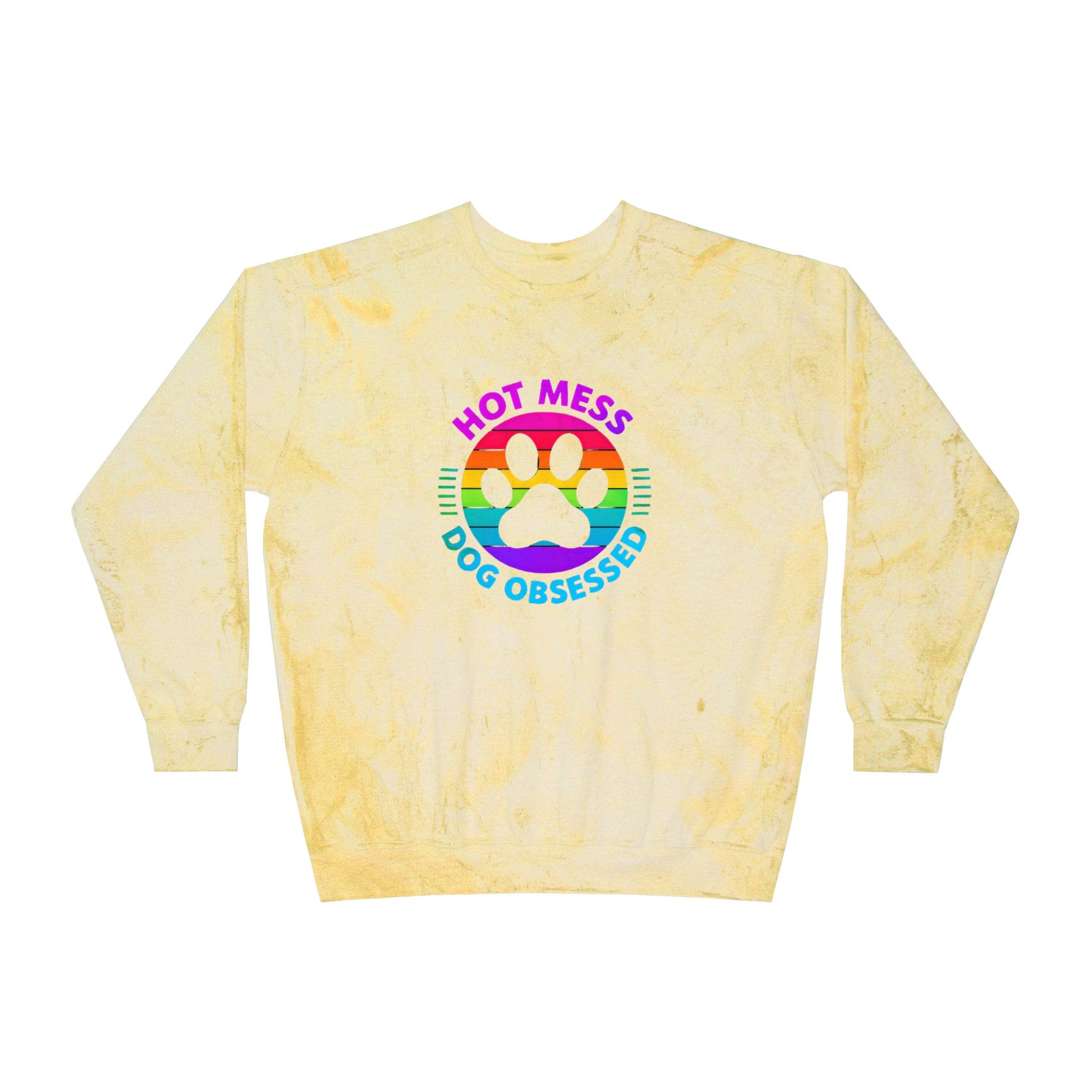 Unisex Color Blast Crewneck Sweatshirt