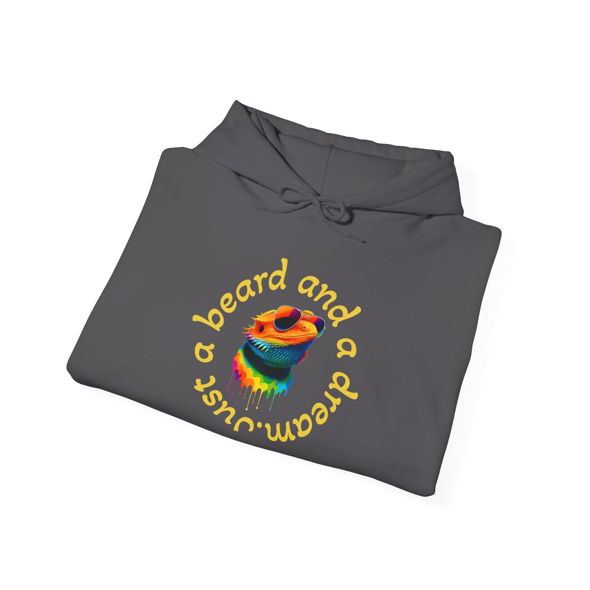 Colorful Lizard Hoodie – Unisex Heavy Blend™ Sweatshirt for Nature Lovers, Perfect Gift for Birthdays, Holidays, Cozy Wear, Unique Design