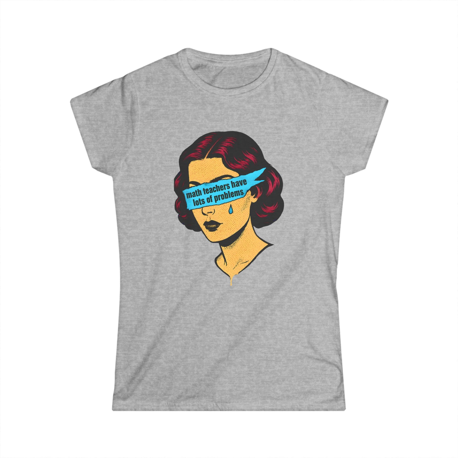 Comical Math Teacher Women's Tee