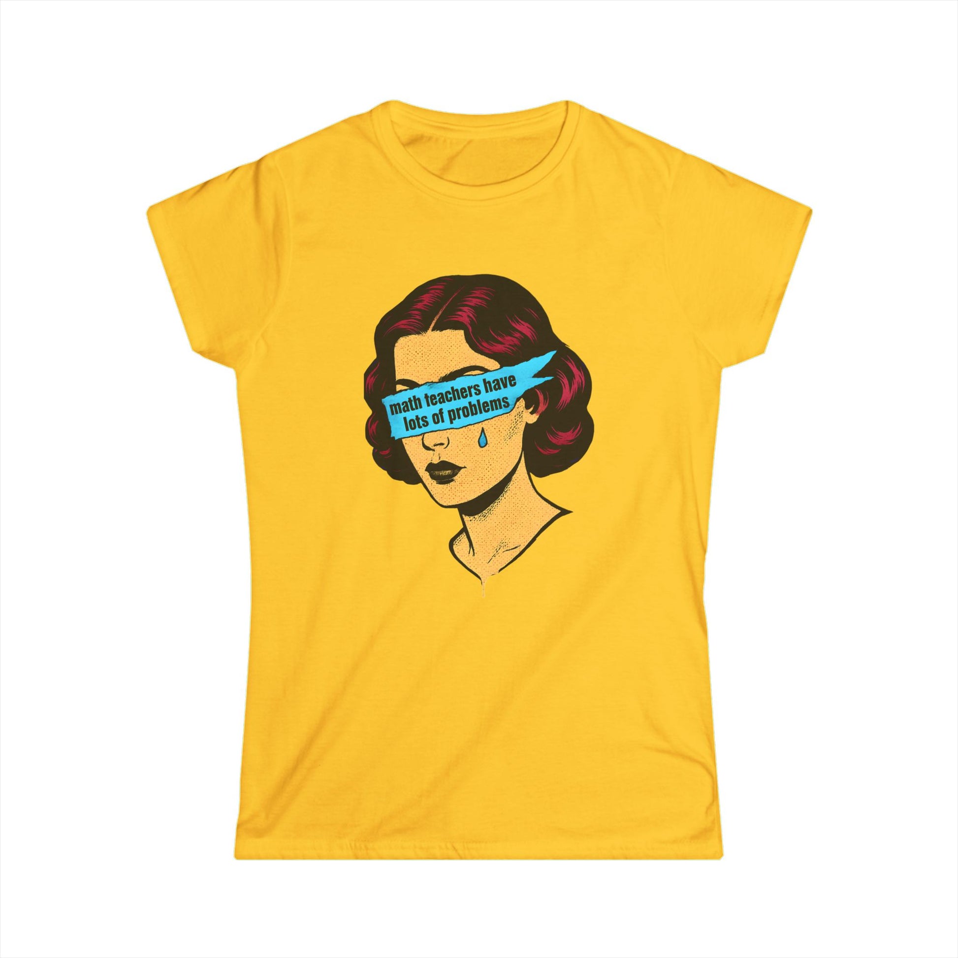 Comical Math Teacher Women's Tee