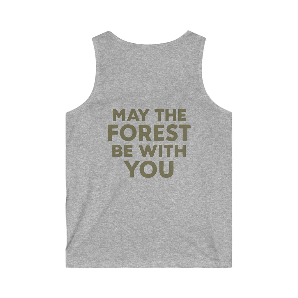 Men's Forest-Themed Tank Top
