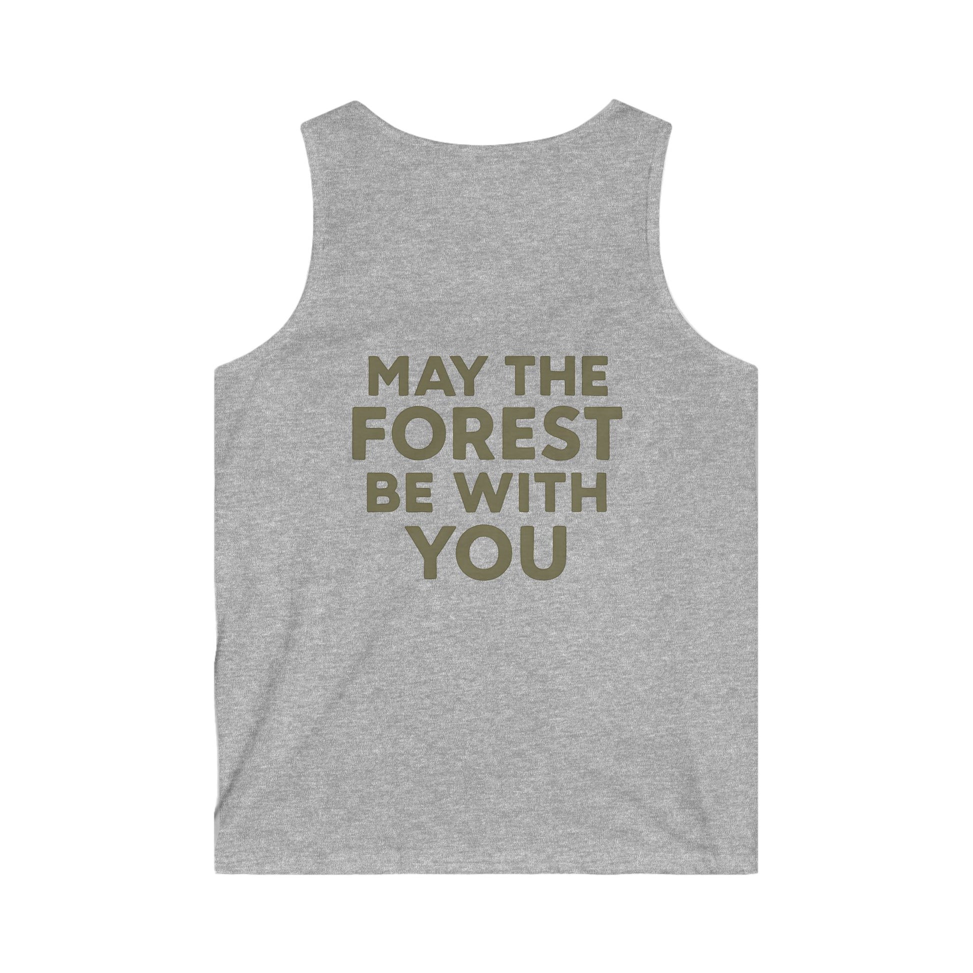 Men's Forest-Themed Tank Top