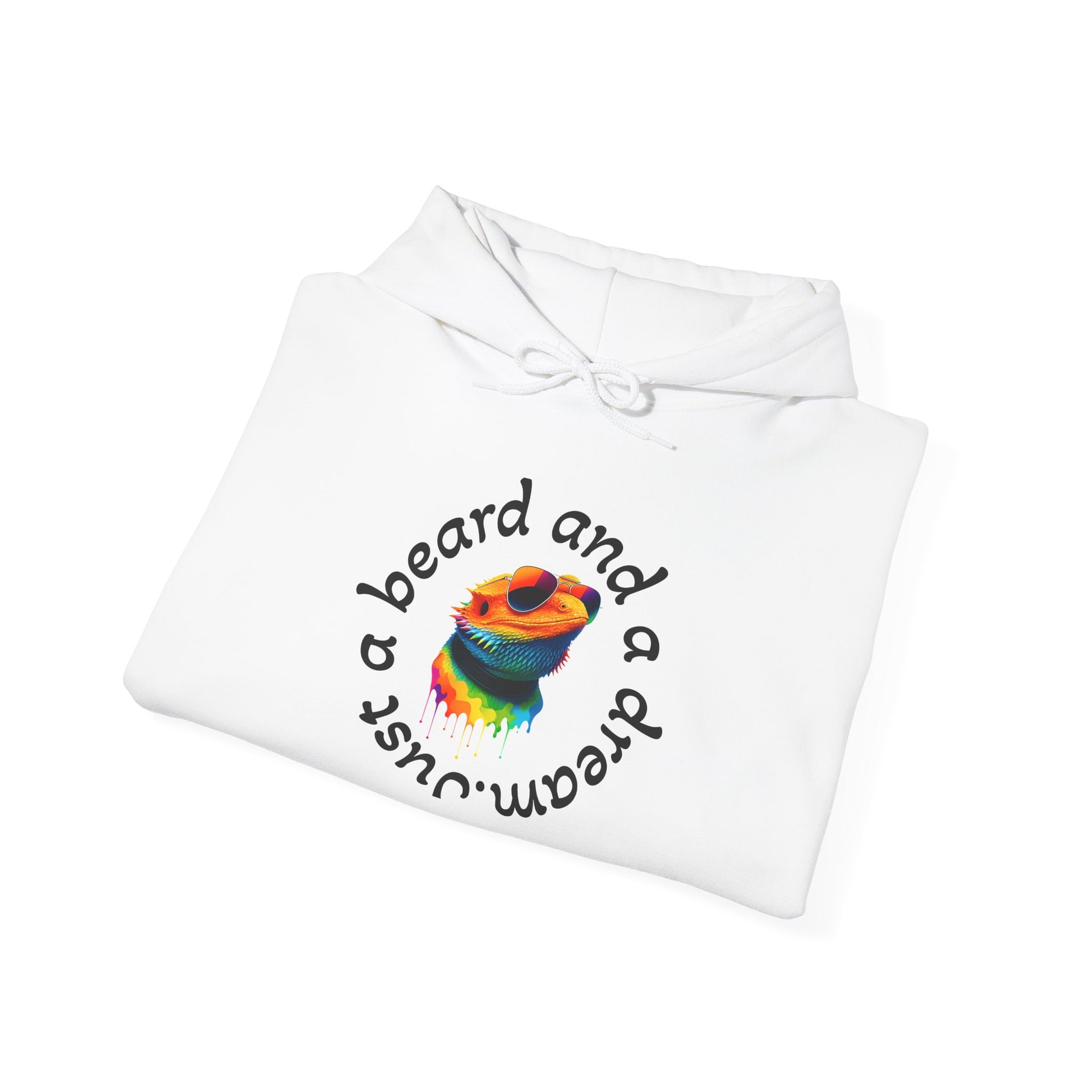 Colorful Lizard Hoodie – Unisex Heavy Blend™ Sweatshirt for Nature Lovers, Perfect Gift for Birthdays, Holidays, Cozy Wear, Unique Design