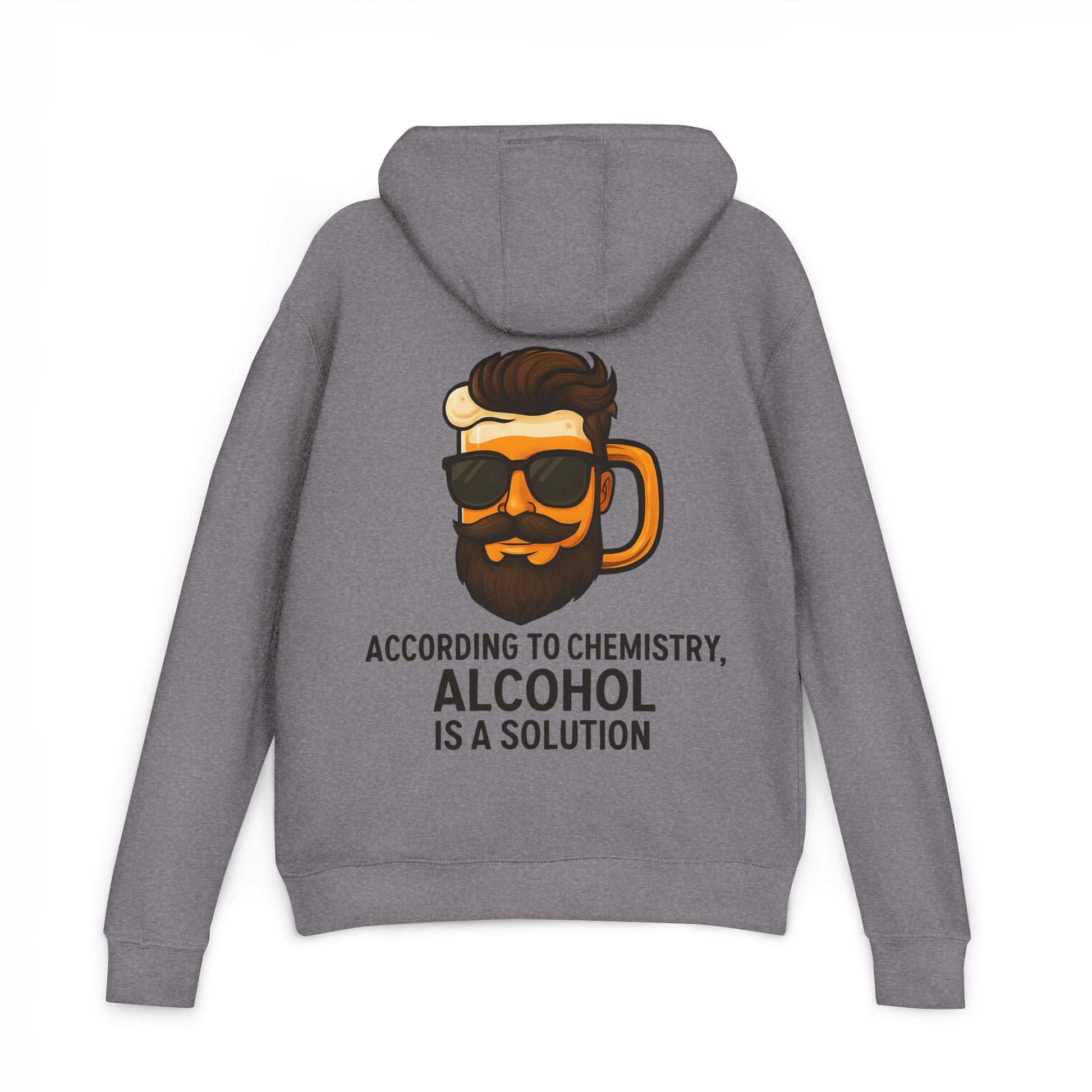 Funny Chemistry Hoodie, Unisex French Terry Sweatshirt, Alcohol Solution Gift, Science Lover Apparel, Chemistry-themed Clothing