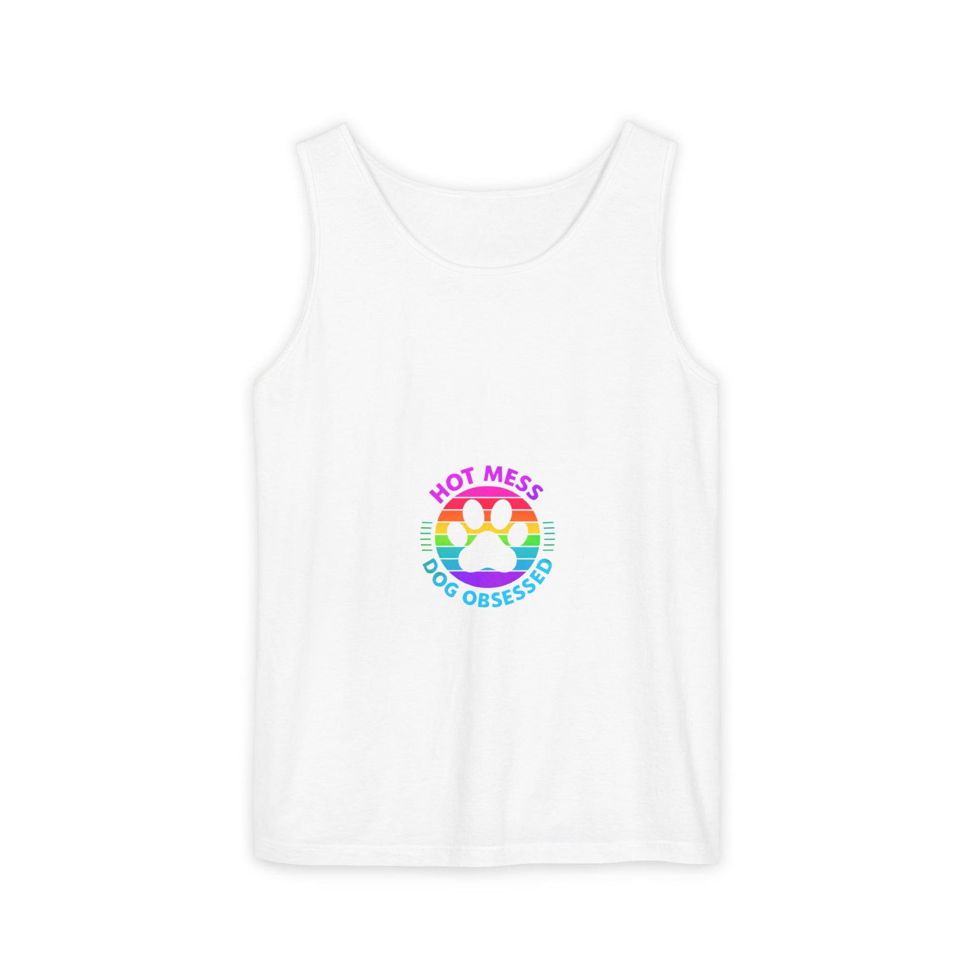 Dog Obsessed Unisex Garment-Dyed Tank Top
