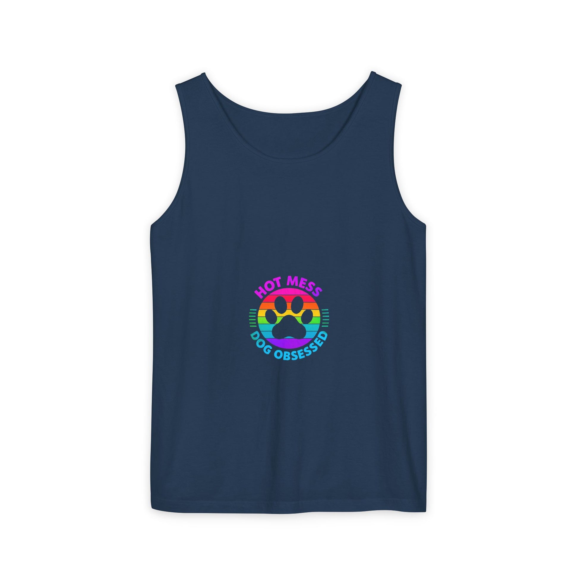 Dog Obsessed Unisex Garment-Dyed Tank Top