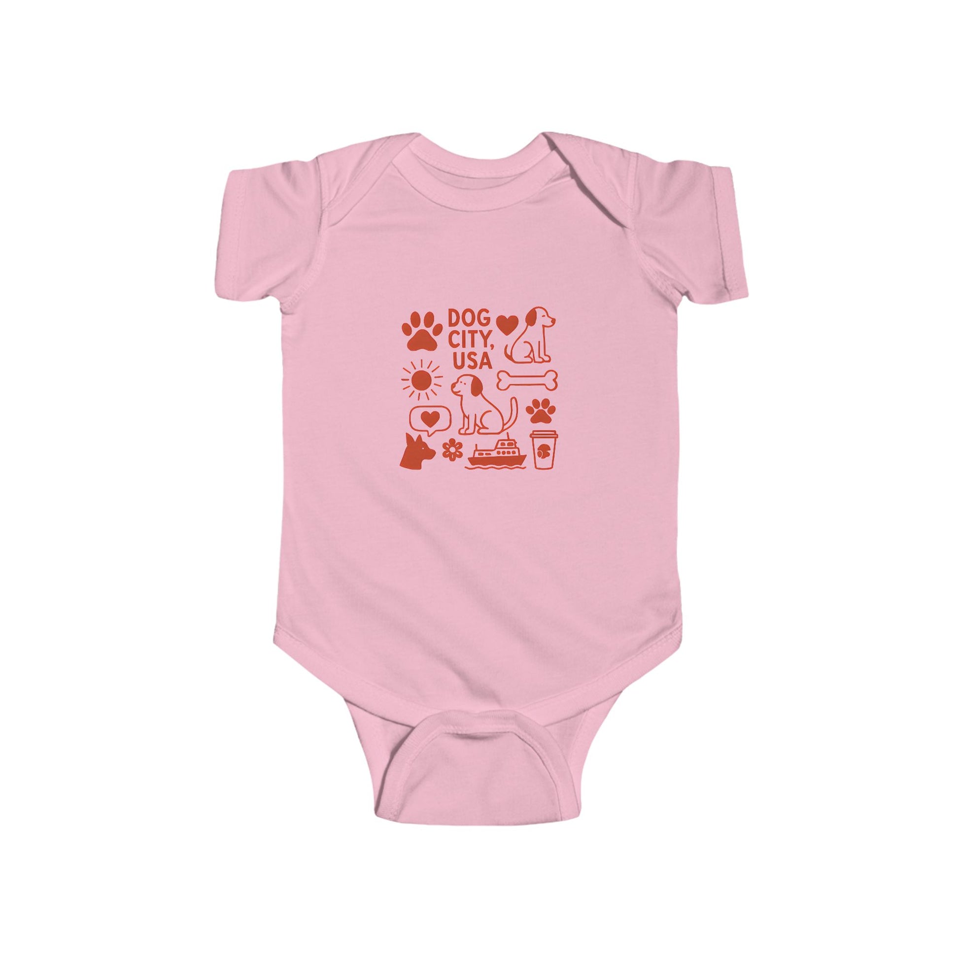 Dog City Infant Bodysuit