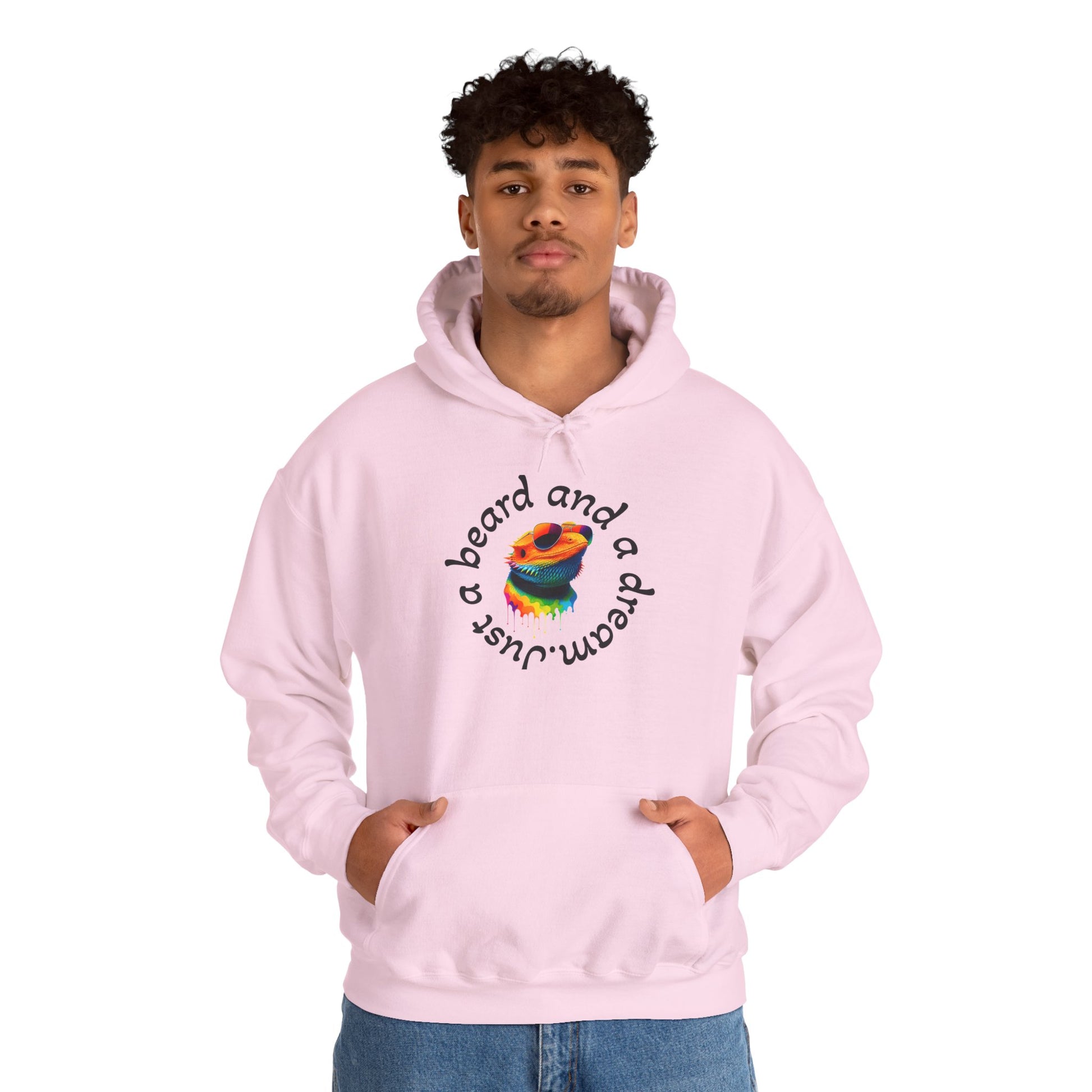 Colorful Lizard Hoodie – Unisex Heavy Blend™ Sweatshirt for Nature Lovers, Perfect Gift for Birthdays, Holidays, Cozy Wear, Unique Design