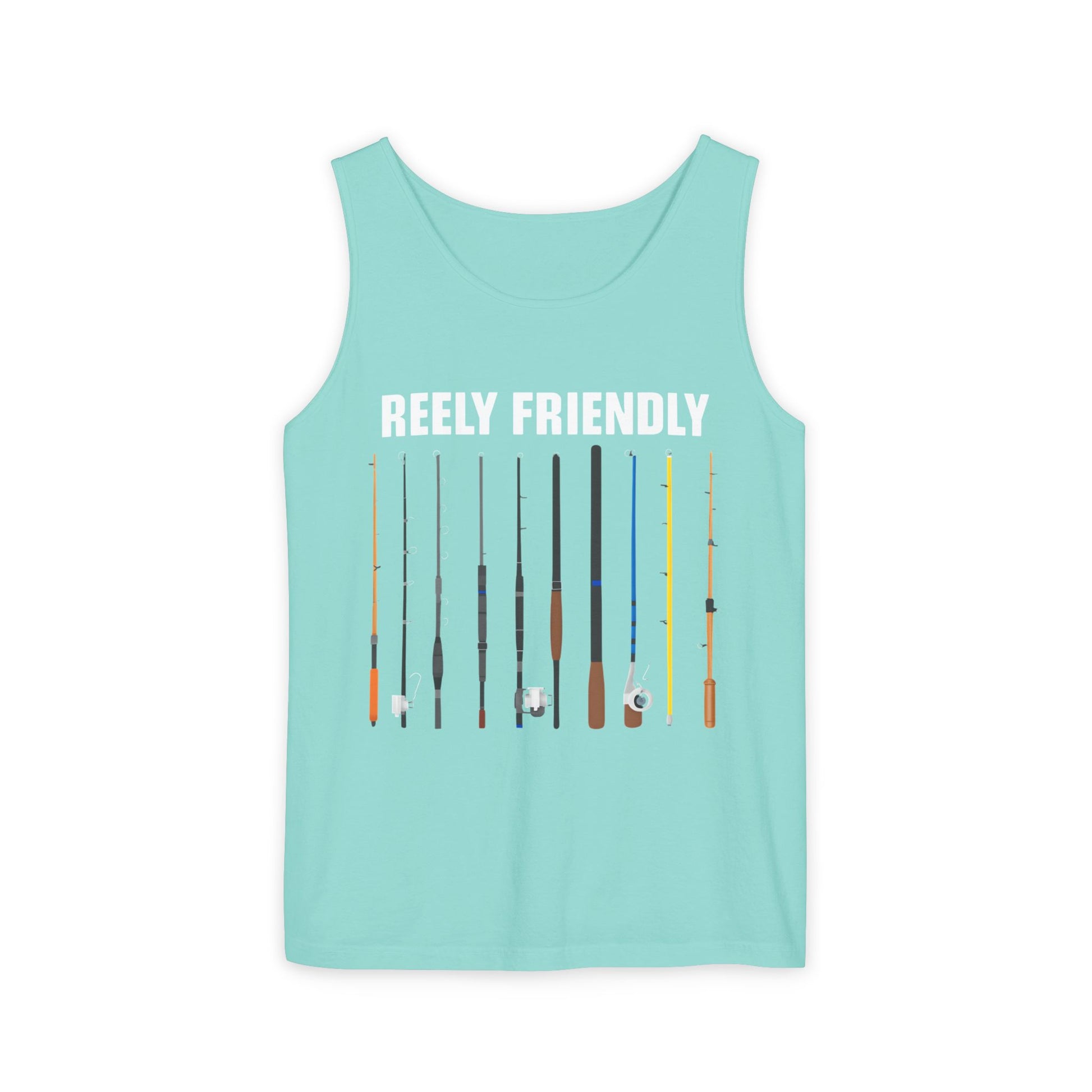 Reely Friendly Fishing Tank Top | Outdoor Apparel, Summer Vibes, Fisherman Gift, Casual Wear, Beach Outing