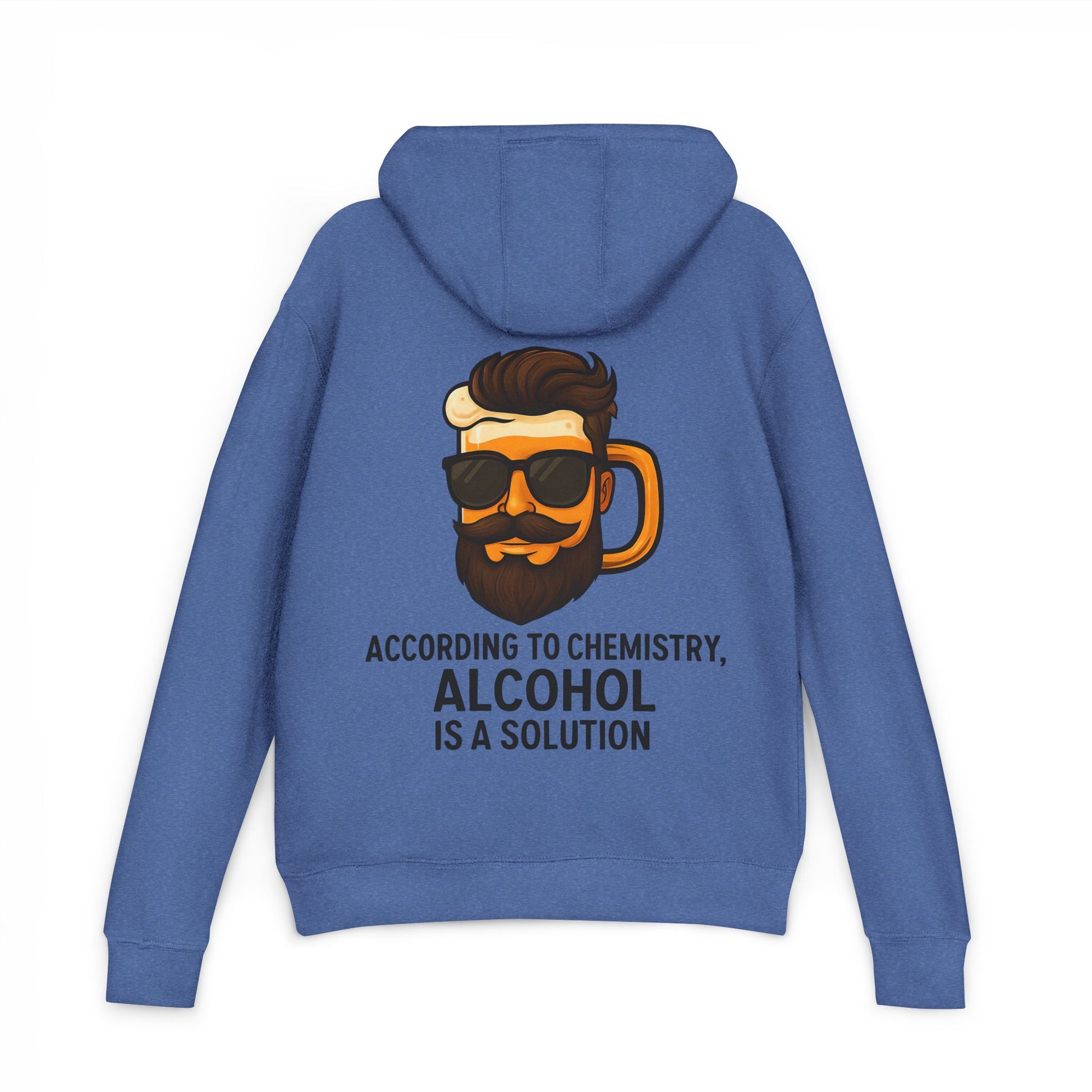 Funny Chemistry Hoodie, Unisex French Terry Sweatshirt, Alcohol Solution Gift, Science Lover Apparel, Chemistry-themed Clothing