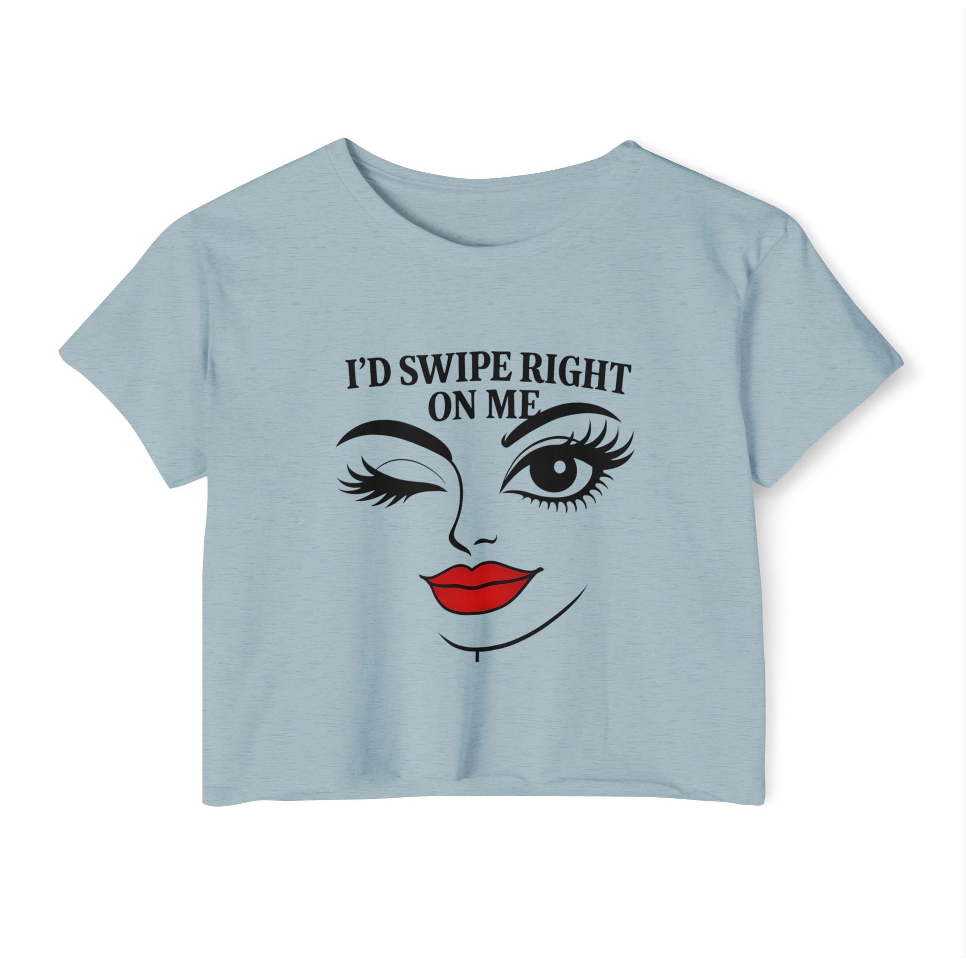 Flirty Graphic Crop Tee