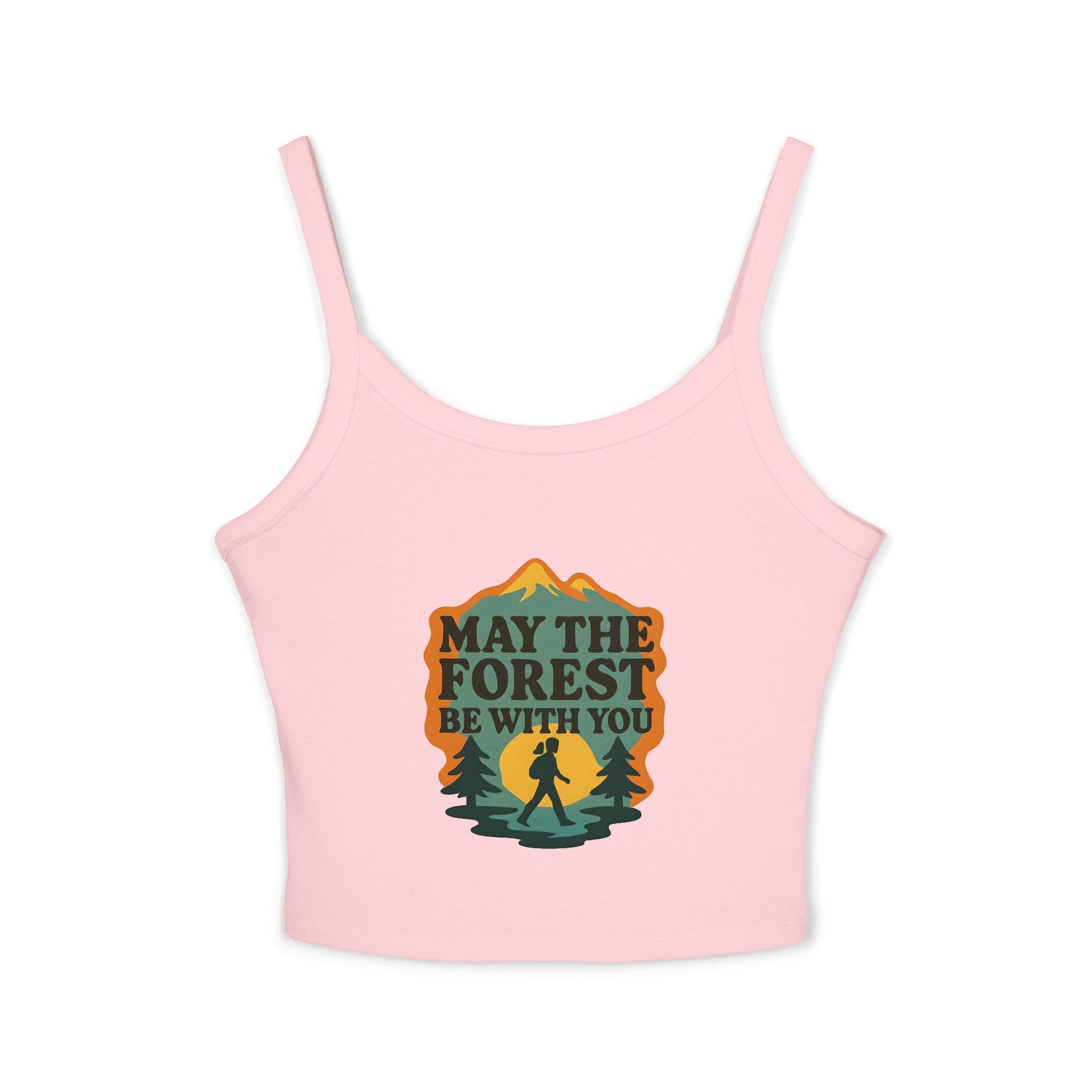 Forest Lover's Spaghetti Strap Tank Top