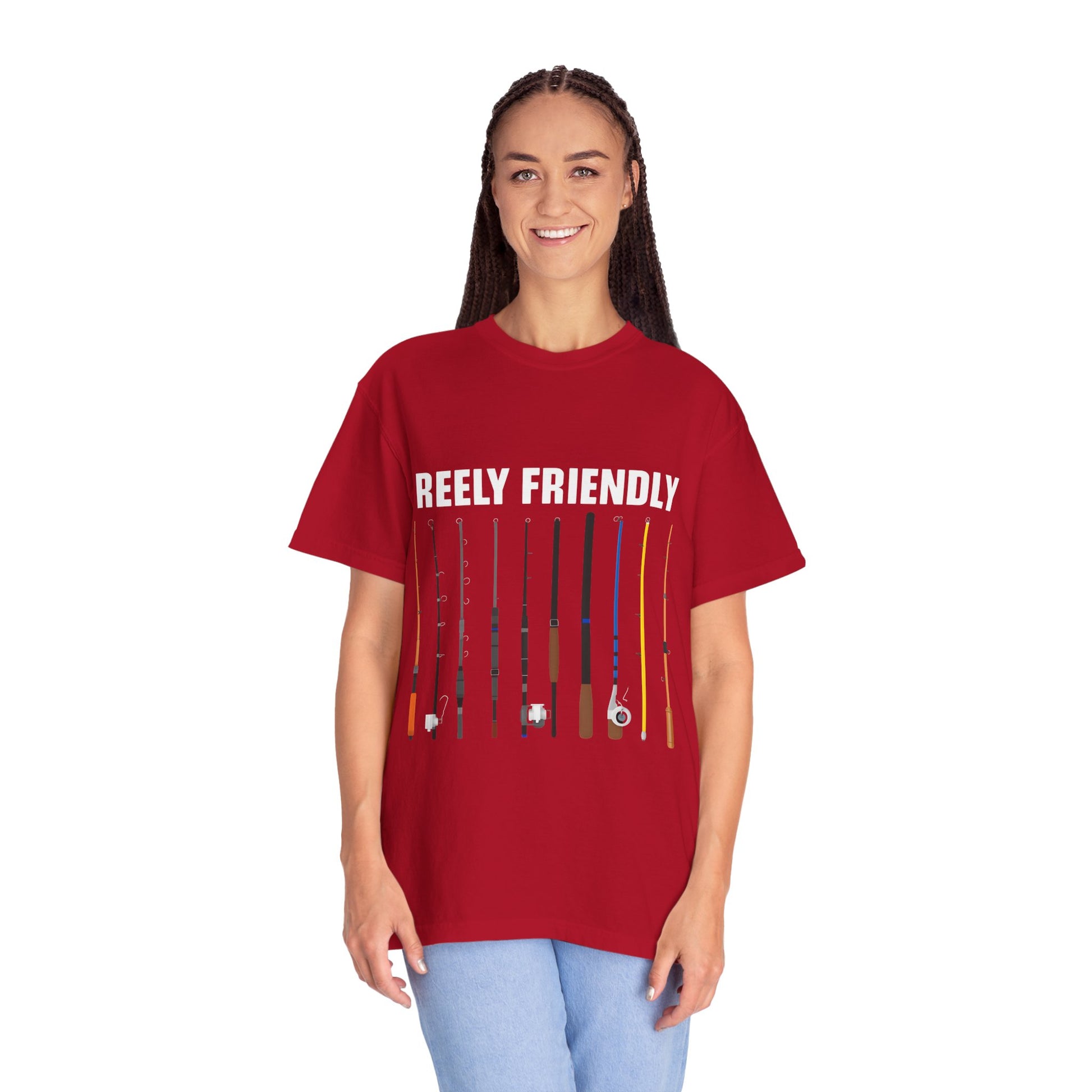 Reely Friendly Fishing T-shirt | Unisex, Gift for Fishermen, Casual Wear, Outdoor Adventure, Fishing Season