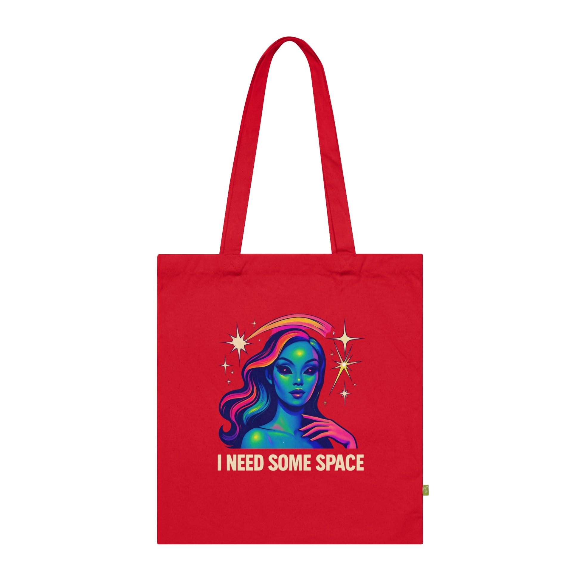 Cosmic Vibes Tote Bag - I Need Some Space, Eco-Friendly Shopping Bag, Unique Gift for Space Lovers, Casual Day Bag, Galaxy Art Tote