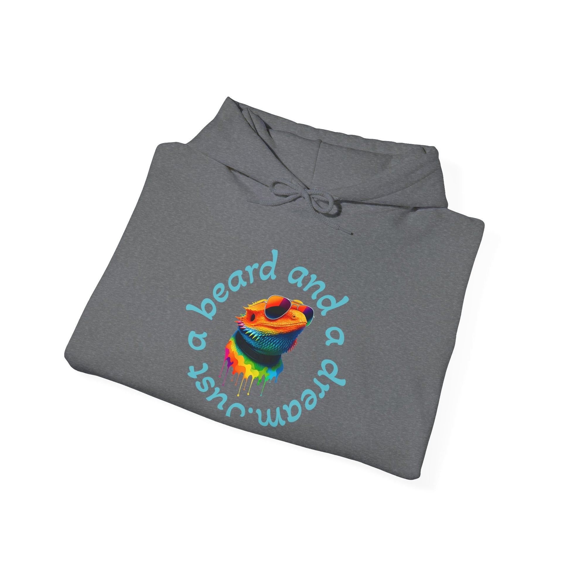 Colorful Lizard Hoodie – Unisex Heavy Blend™ Sweatshirt for Nature Lovers, Perfect Gift for Birthdays, Holidays, Cozy Wear, Unique Design