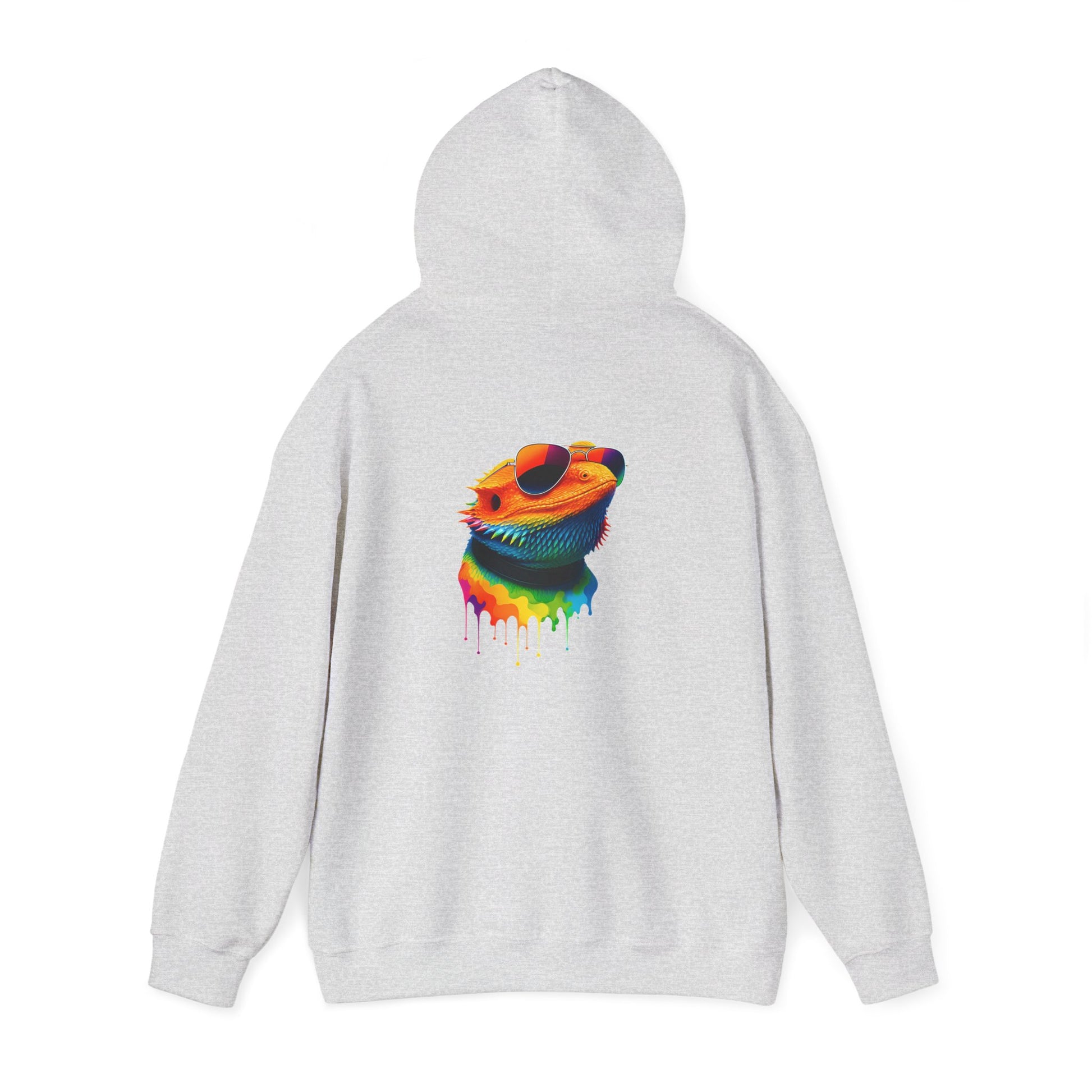 Colorful Lizard Hoodie – Unisex Heavy Blend™ Sweatshirt for Nature Lovers, Perfect Gift for Birthdays, Holidays, Cozy Wear, Unique Design