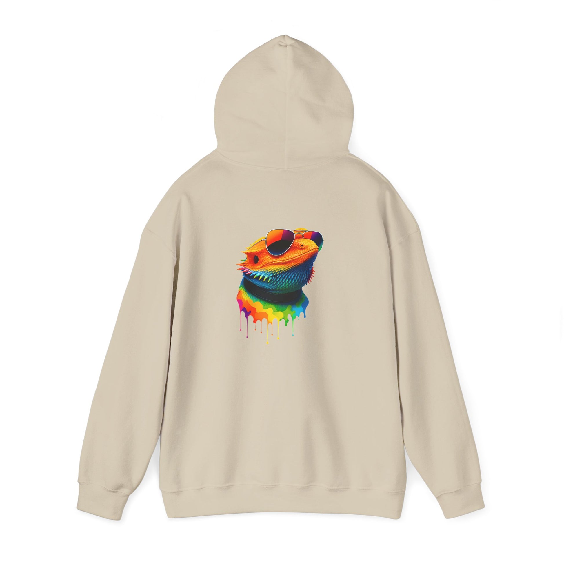 Colorful Lizard Hoodie – Unisex Heavy Blend™ Sweatshirt for Nature Lovers, Perfect Gift for Birthdays, Holidays, Cozy Wear, Unique Design