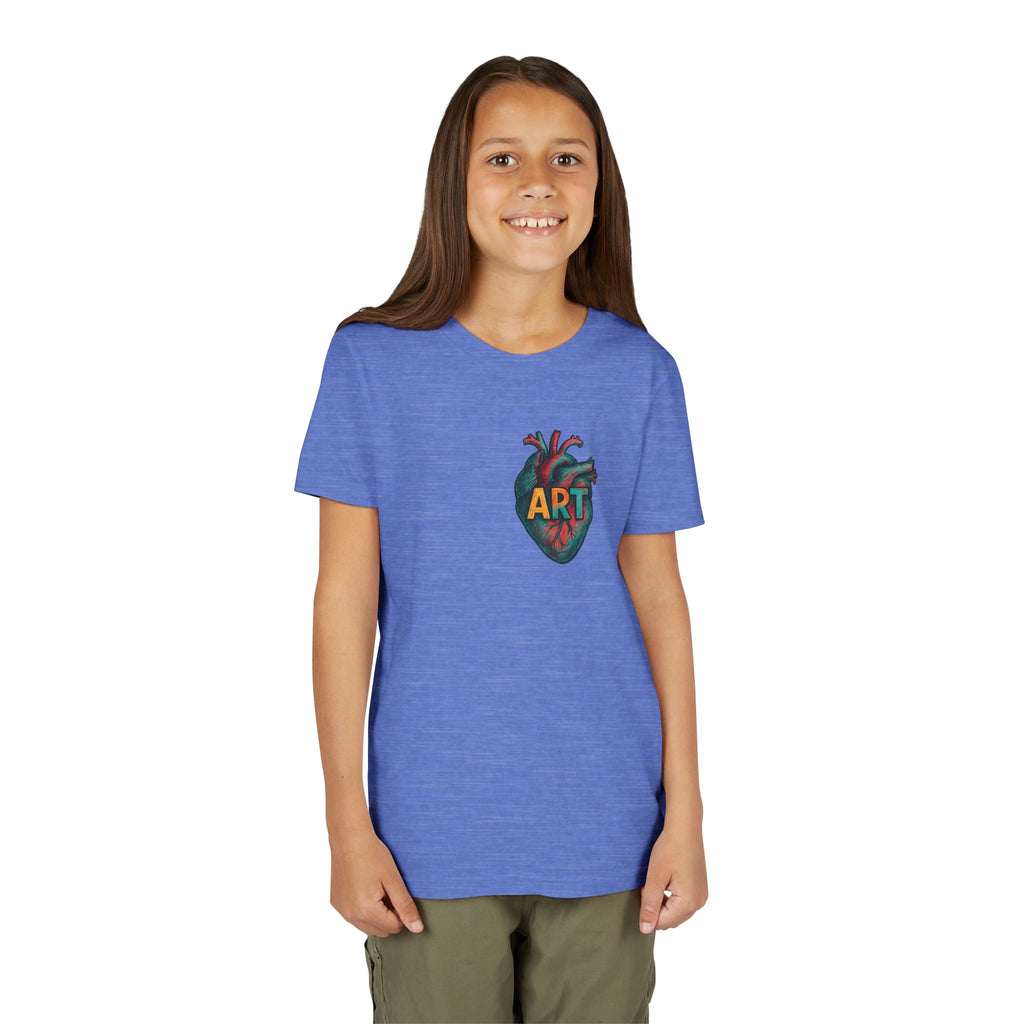 Heart Art Youth Tee Shirt