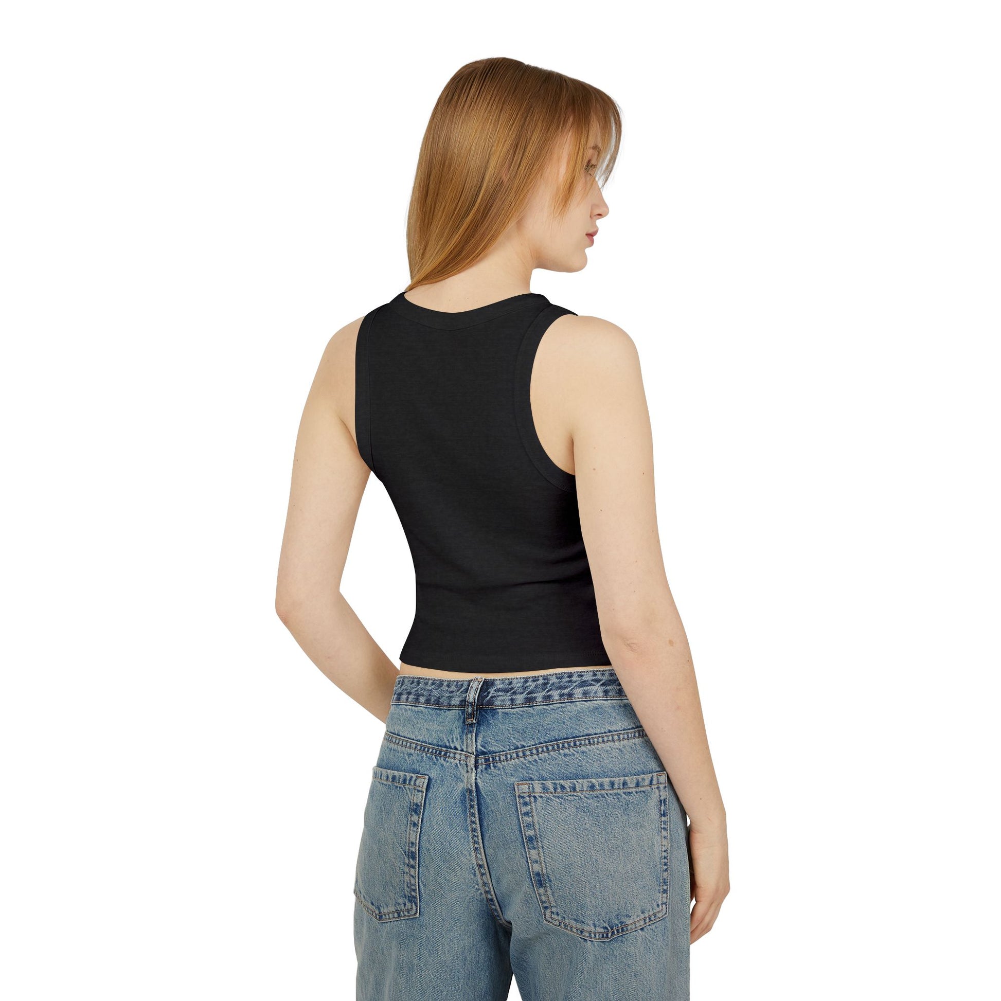 Gamer Girl Micro Rib Tank Top, Casual Summer Top, Video Game Gift, Fun Racerback Tee, Geeky Fashion Apparel, Cute Graphic Tank