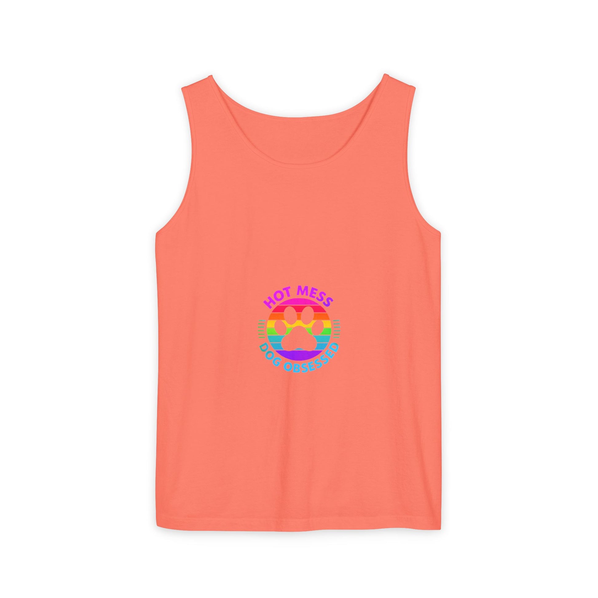 Dog Obsessed Unisex Garment-Dyed Tank Top
