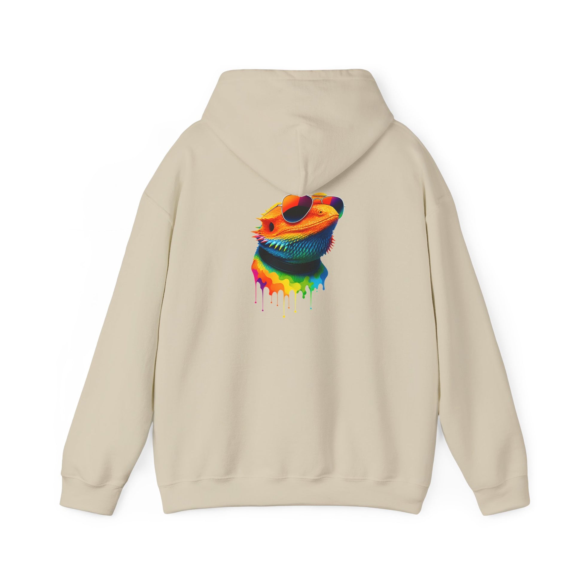 Colorful Lizard Hoodie – Unisex Heavy Blend™ Sweatshirt for Nature Lovers, Perfect Gift for Birthdays, Holidays, Cozy Wear, Unique Design