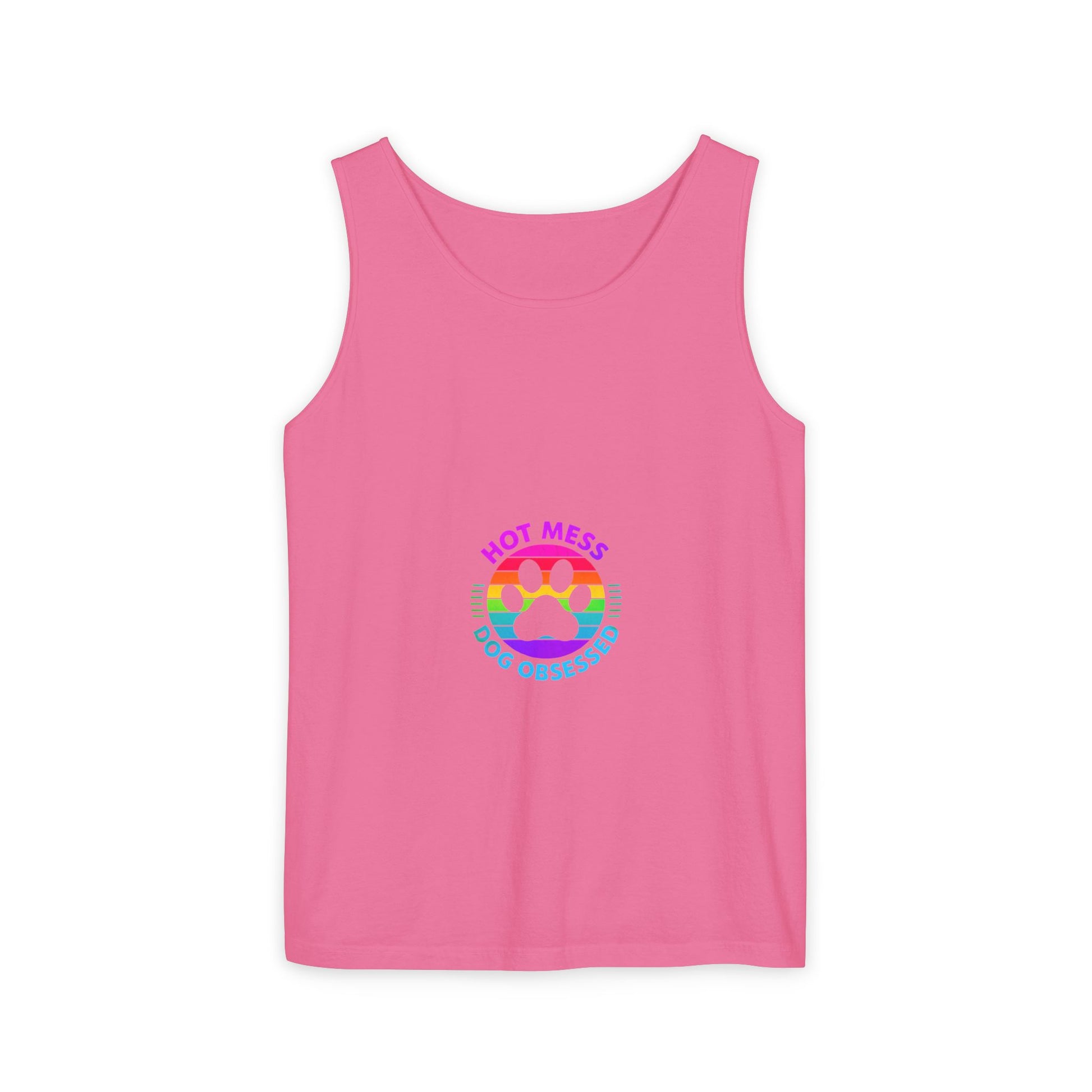 Dog Obsessed Unisex Garment-Dyed Tank Top