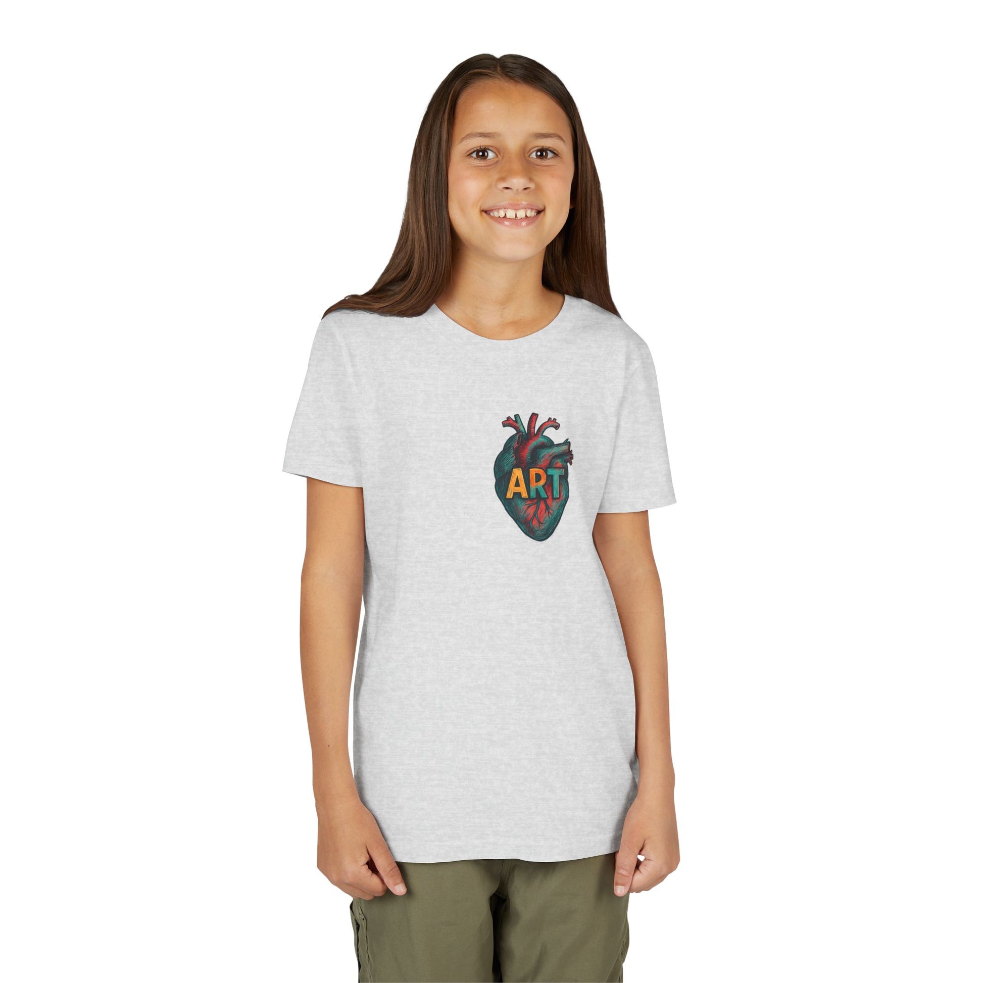 Heart Art Youth Tee Shirt