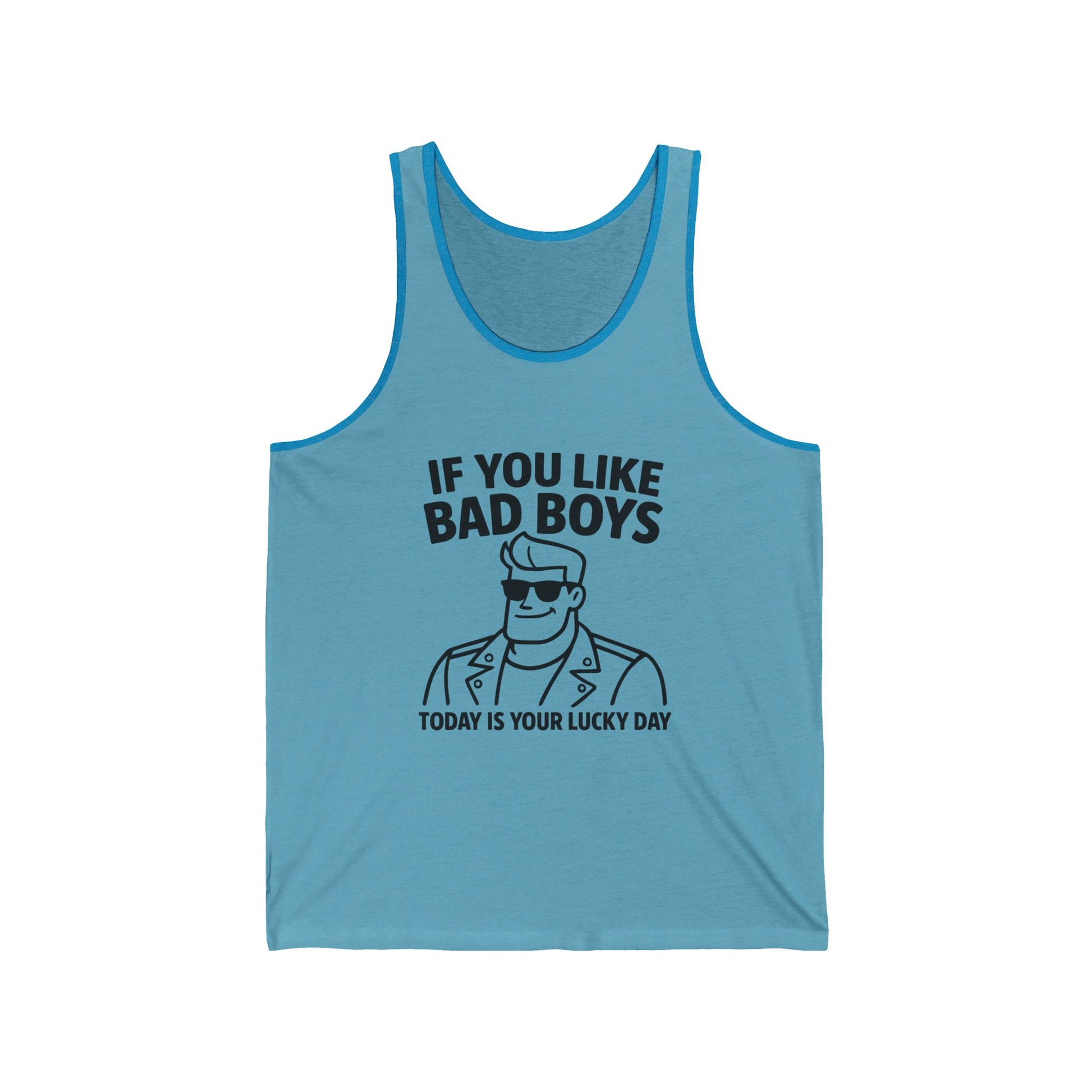 Flirty Bad Boys Unisex Jersey Tank,