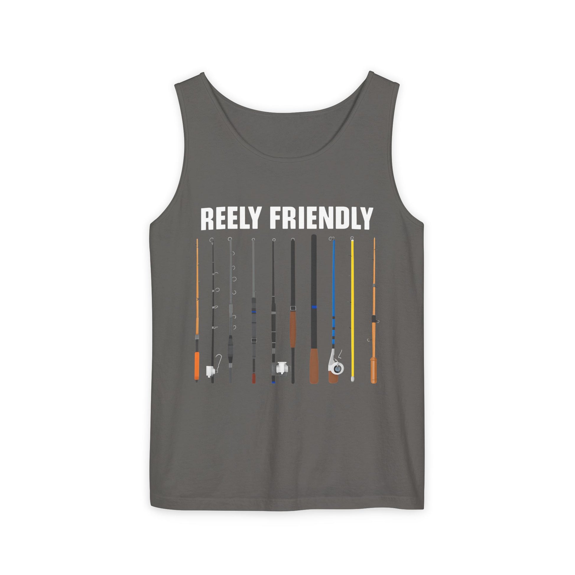 Reely Friendly Fishing Tank Top | Outdoor Apparel, Summer Vibes, Fisherman Gift, Casual Wear, Beach Outing