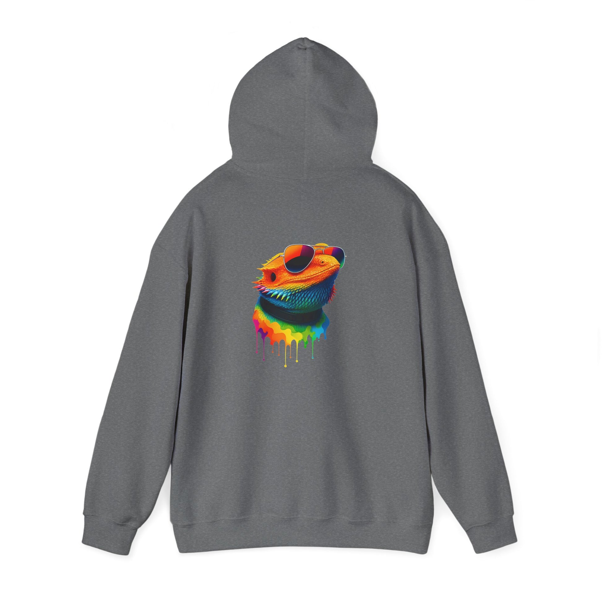 Colorful Lizard Hoodie – Unisex Heavy Blend™ Sweatshirt for Nature Lovers, Perfect Gift for Birthdays, Holidays, Cozy Wear, Unique Design