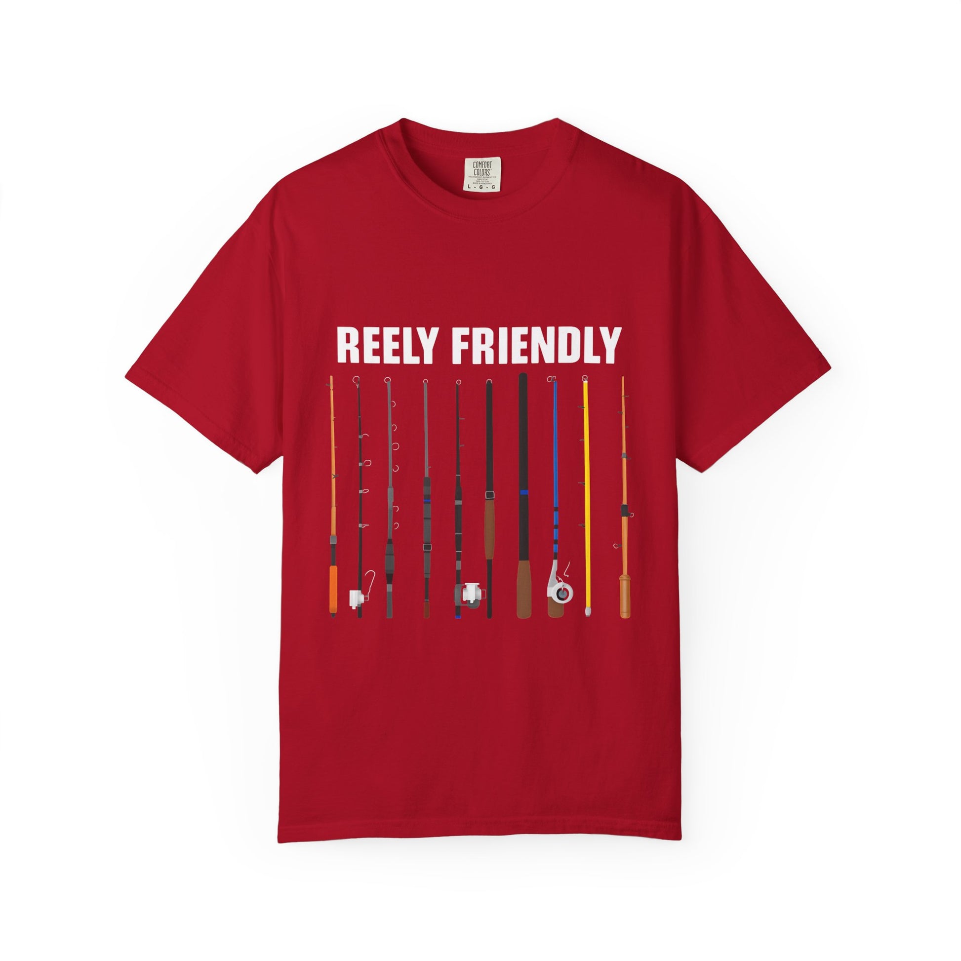 Reely Friendly Fishing T-shirt | Unisex, Gift for Fishermen, Casual Wear, Outdoor Adventure, Fishing Season