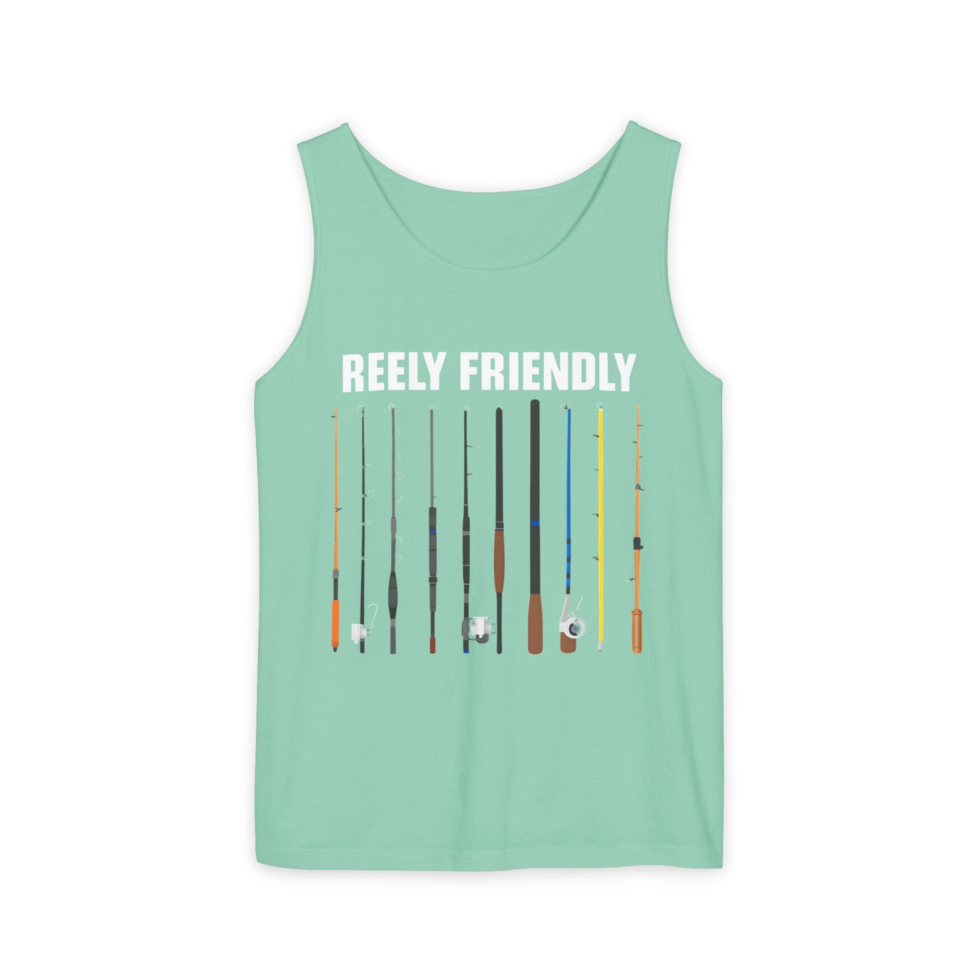 Reely Friendly Fishing Tank Top | Outdoor Apparel, Summer Vibes, Fisherman Gift, Casual Wear, Beach Outing