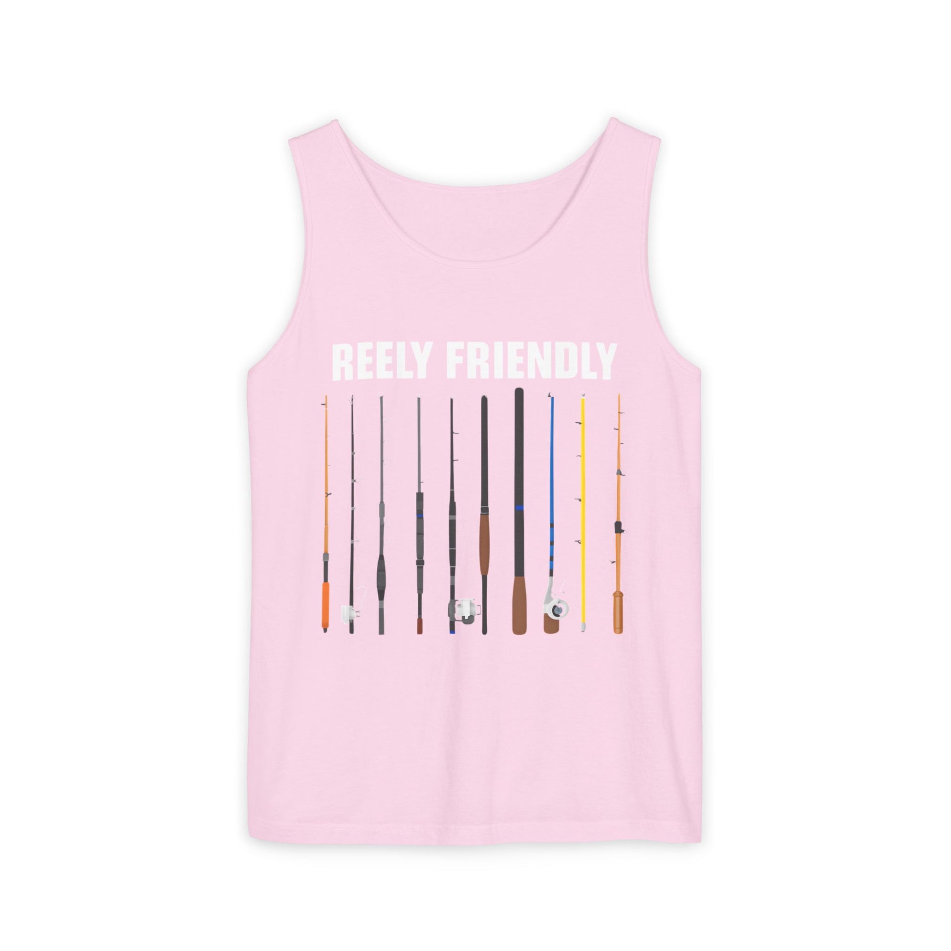 Reely Friendly Fishing Tank Top | Outdoor Apparel, Summer Vibes, Fisherman Gift, Casual Wear, Beach Outing