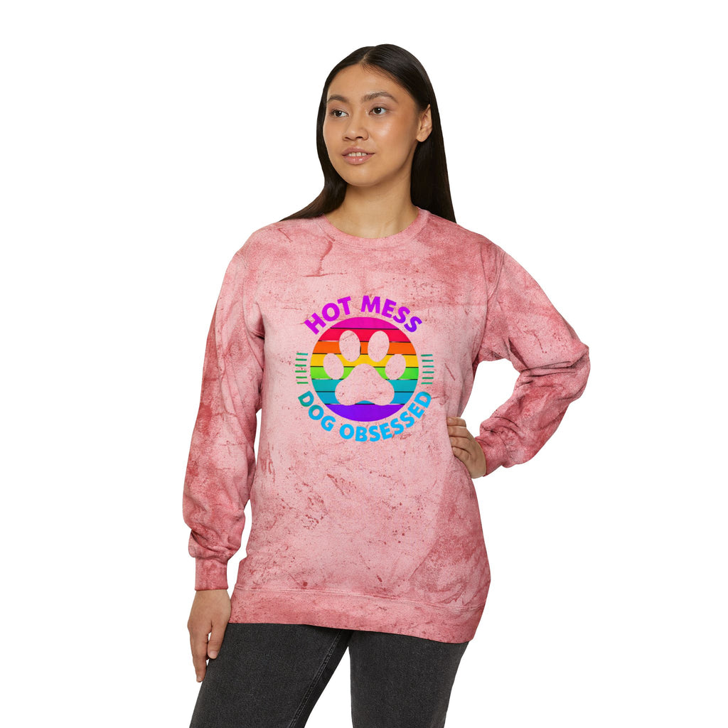 Unisex Color Blast Crewneck Sweatshirt