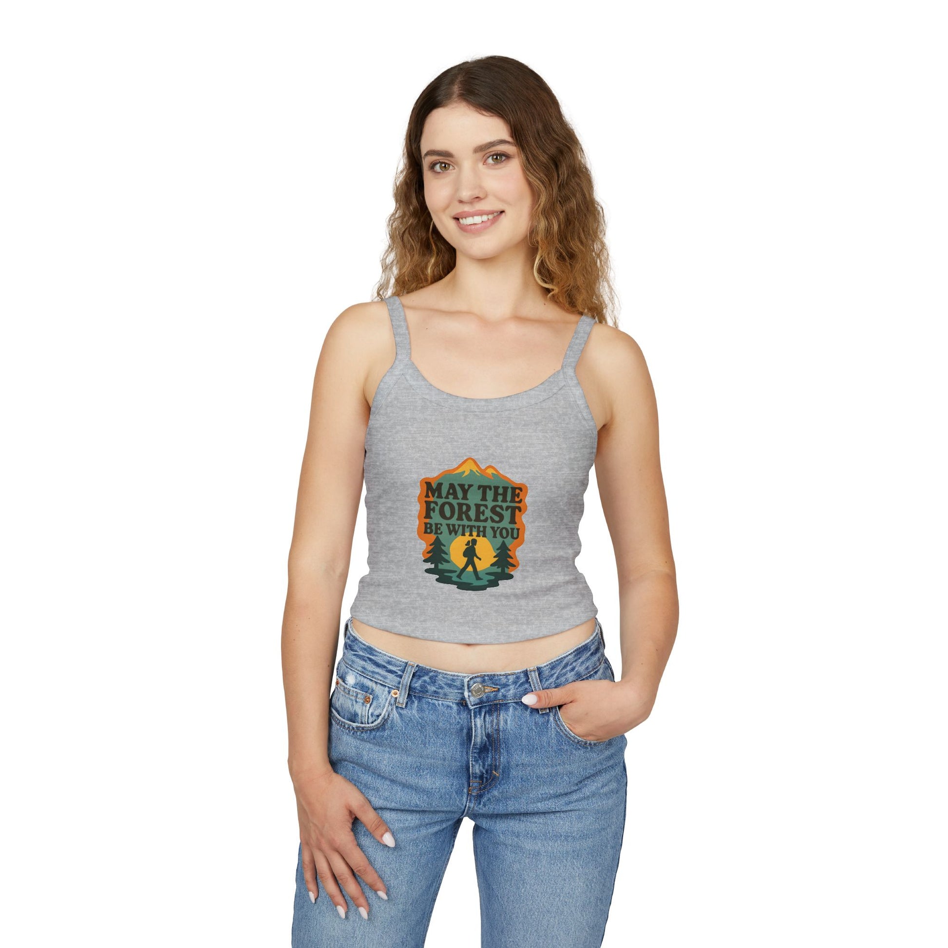 Forest Lover's Spaghetti Strap Tank Top