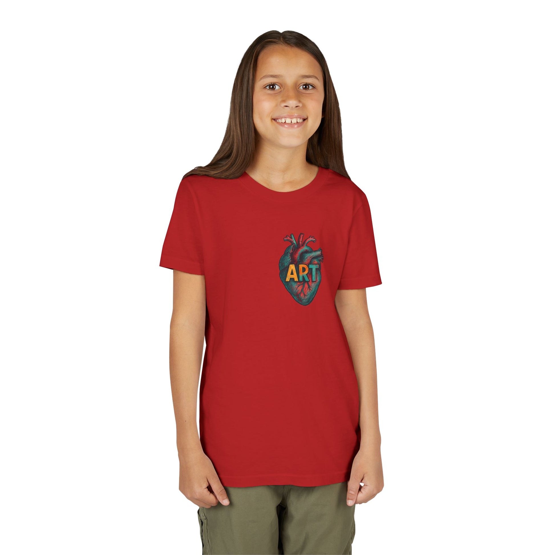 Heart Art Youth Tee Shirt