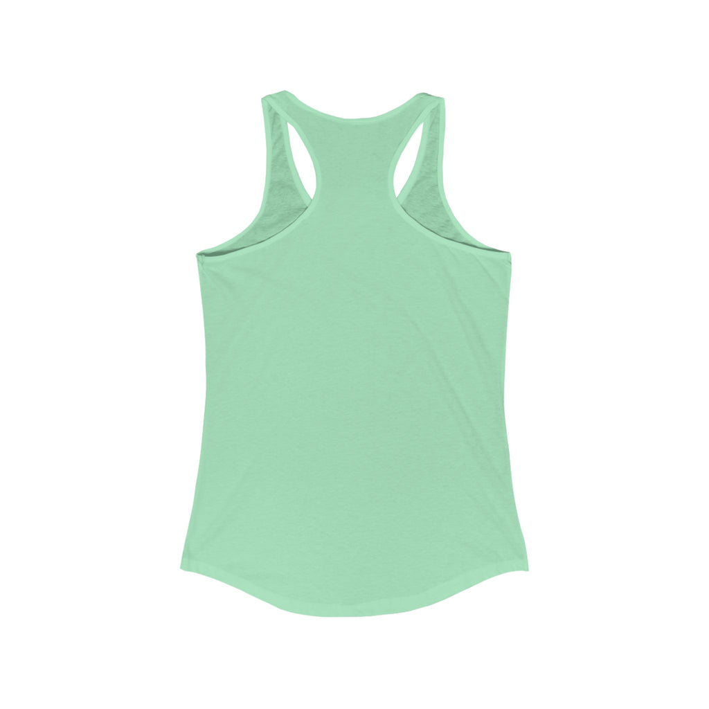 Alien Inspiration Racerback Tank - Perfect for Casual Wear, Summer Events, Gift for Sci-Fi Lovers, Funny Workout Top, Festival Style