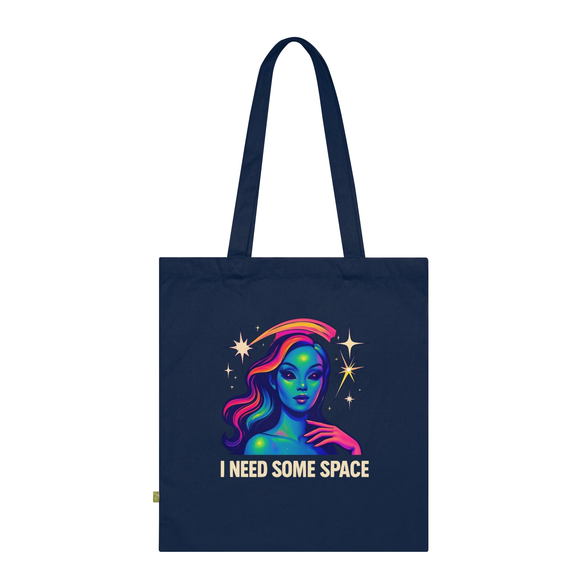Cosmic Vibes Tote Bag - I Need Some Space, Eco-Friendly Shopping Bag, Unique Gift for Space Lovers, Casual Day Bag, Galaxy Art Tote