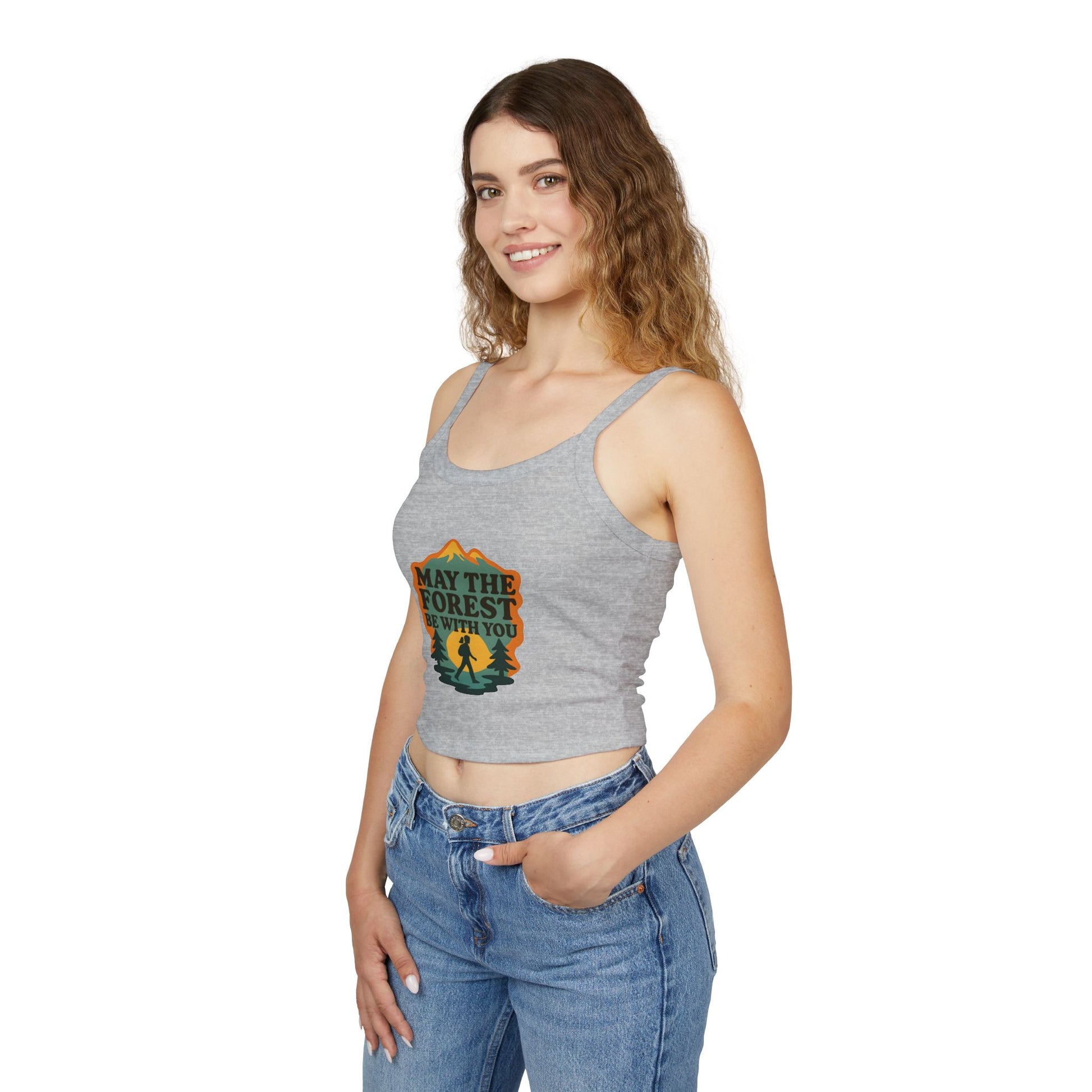 Forest Lover's Spaghetti Strap Tank Top