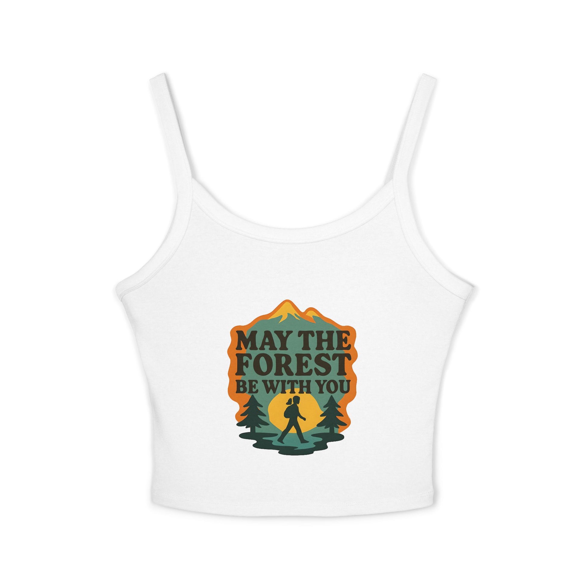 Forest Lover's Spaghetti Strap Tank Top