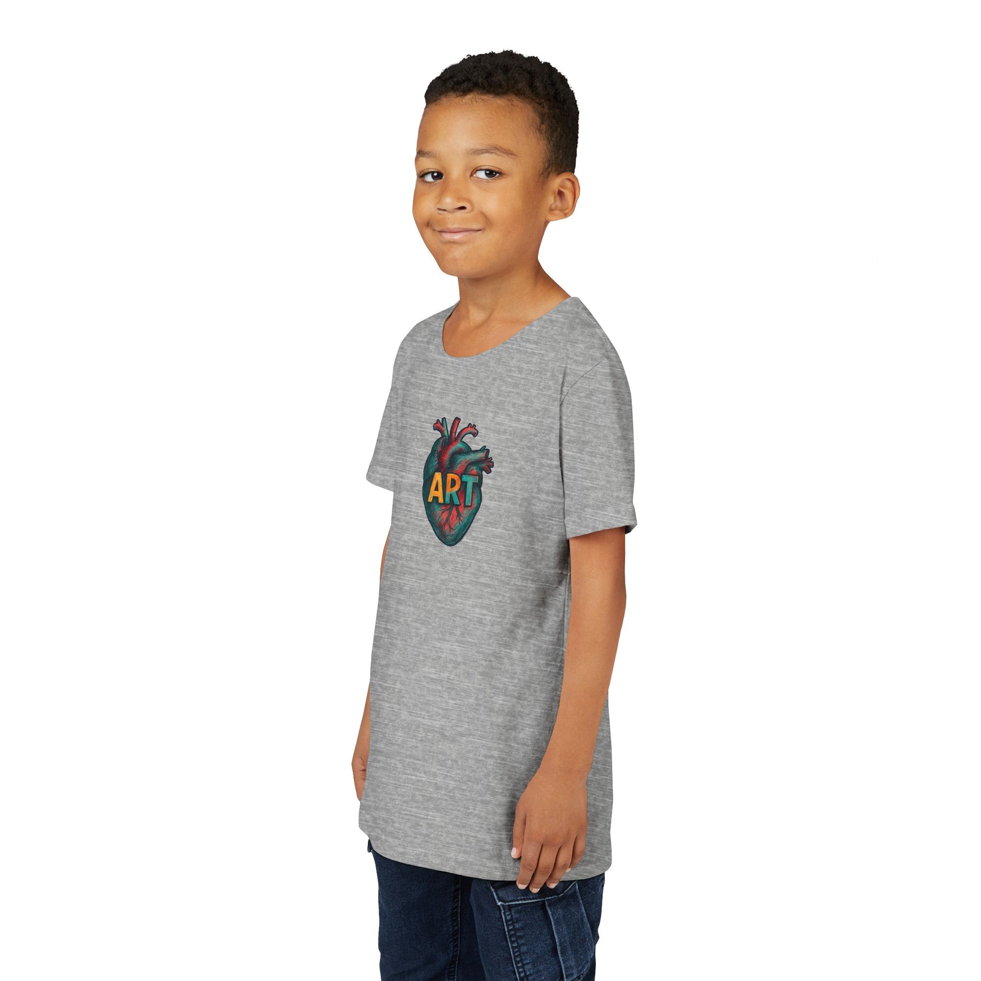 Heart Art Youth Tee Shirt