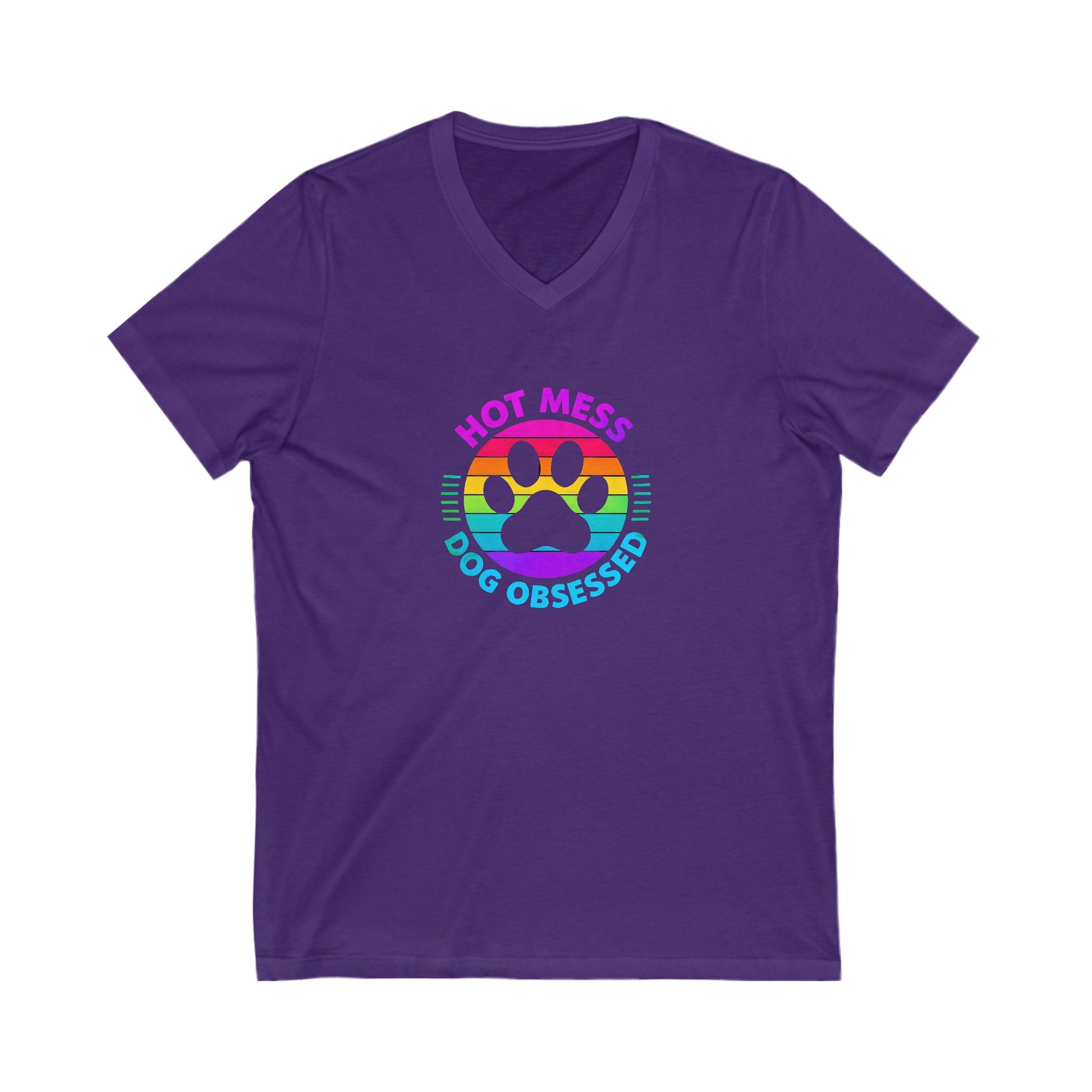 Dog Obsessed V-Neck Tee