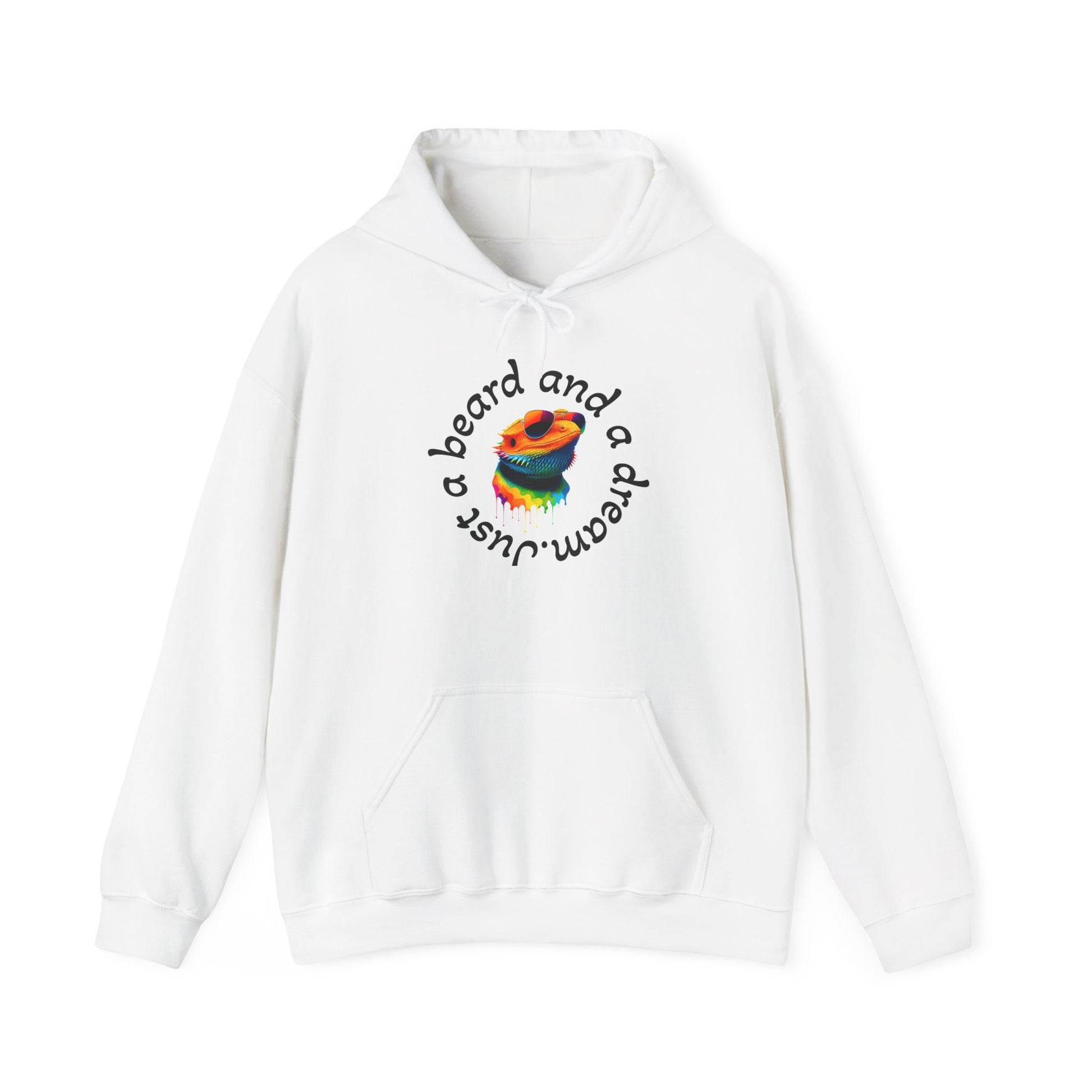 Colorful Lizard Hoodie – Unisex Heavy Blend™ Sweatshirt for Nature Lovers, Perfect Gift for Birthdays, Holidays, Cozy Wear, Unique Design