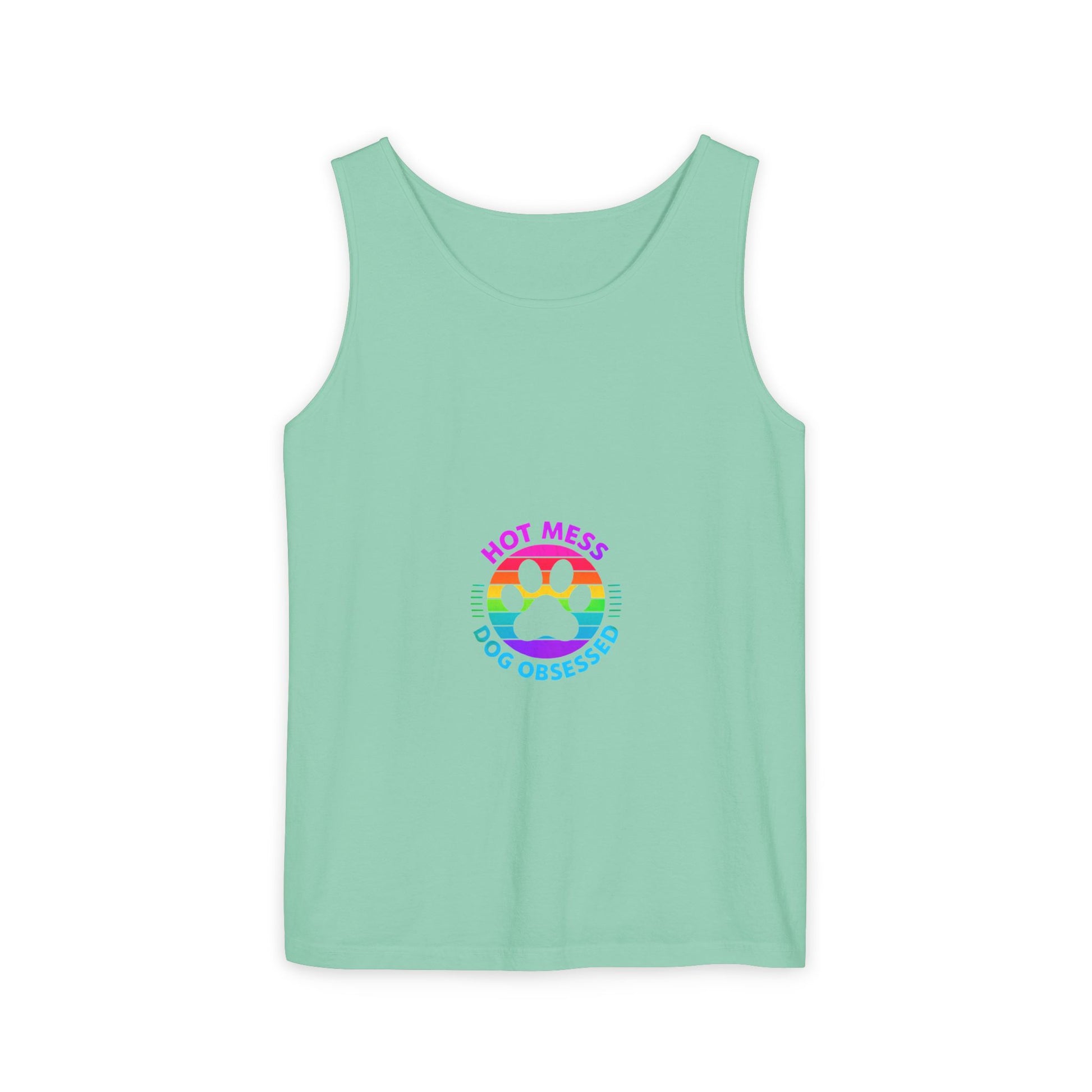 Dog Obsessed Unisex Garment-Dyed Tank Top