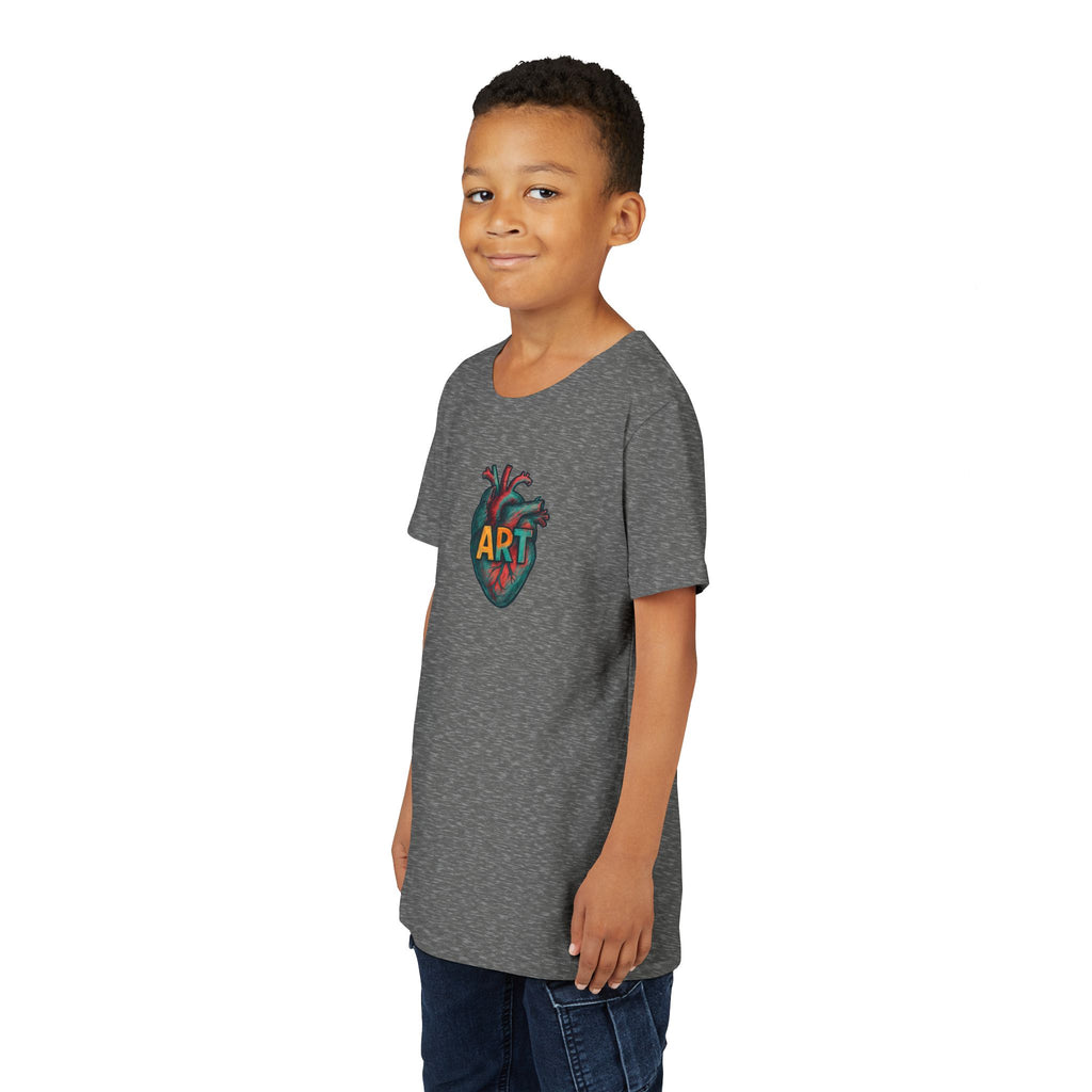Heart Art Youth Tee Shirt