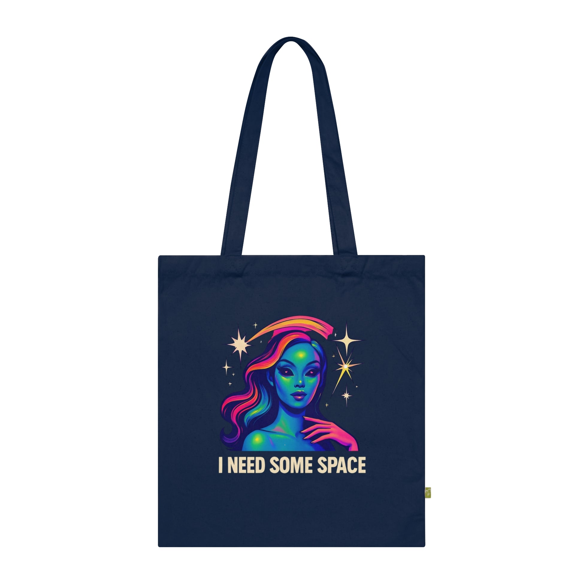 Cosmic Vibes Tote Bag - I Need Some Space, Eco-Friendly Shopping Bag, Unique Gift for Space Lovers, Casual Day Bag, Galaxy Art Tote