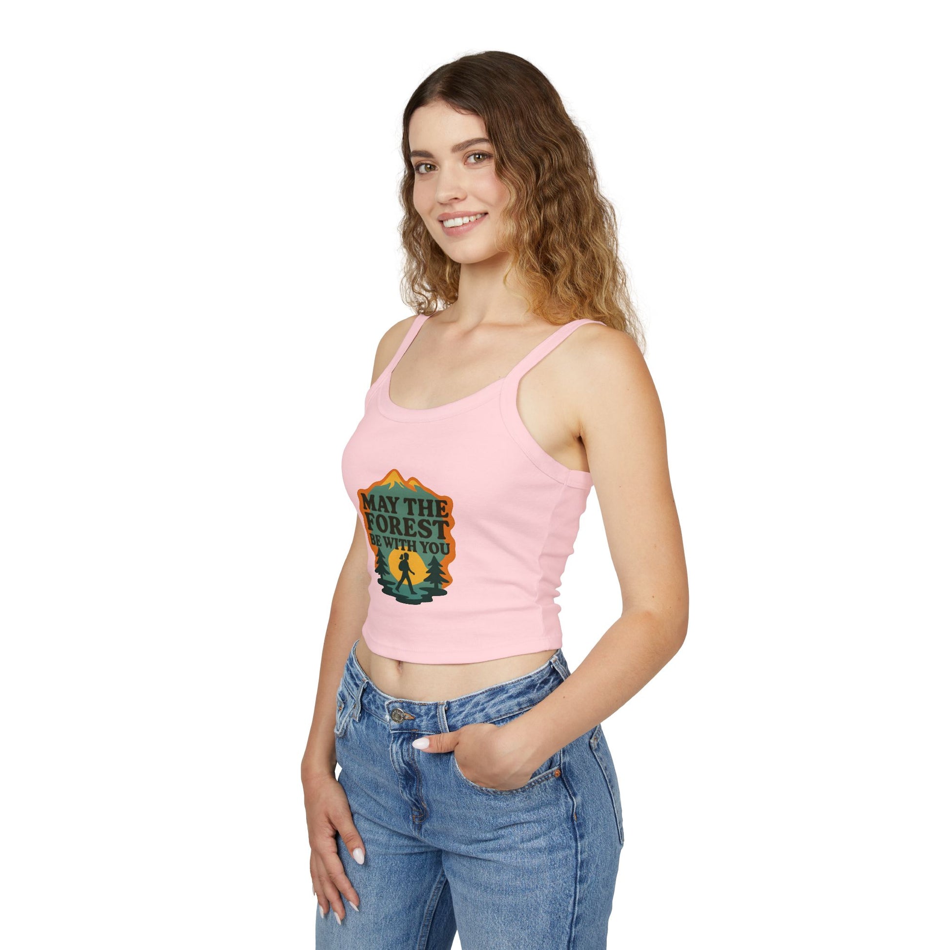 Forest Lover's Spaghetti Strap Tank Top